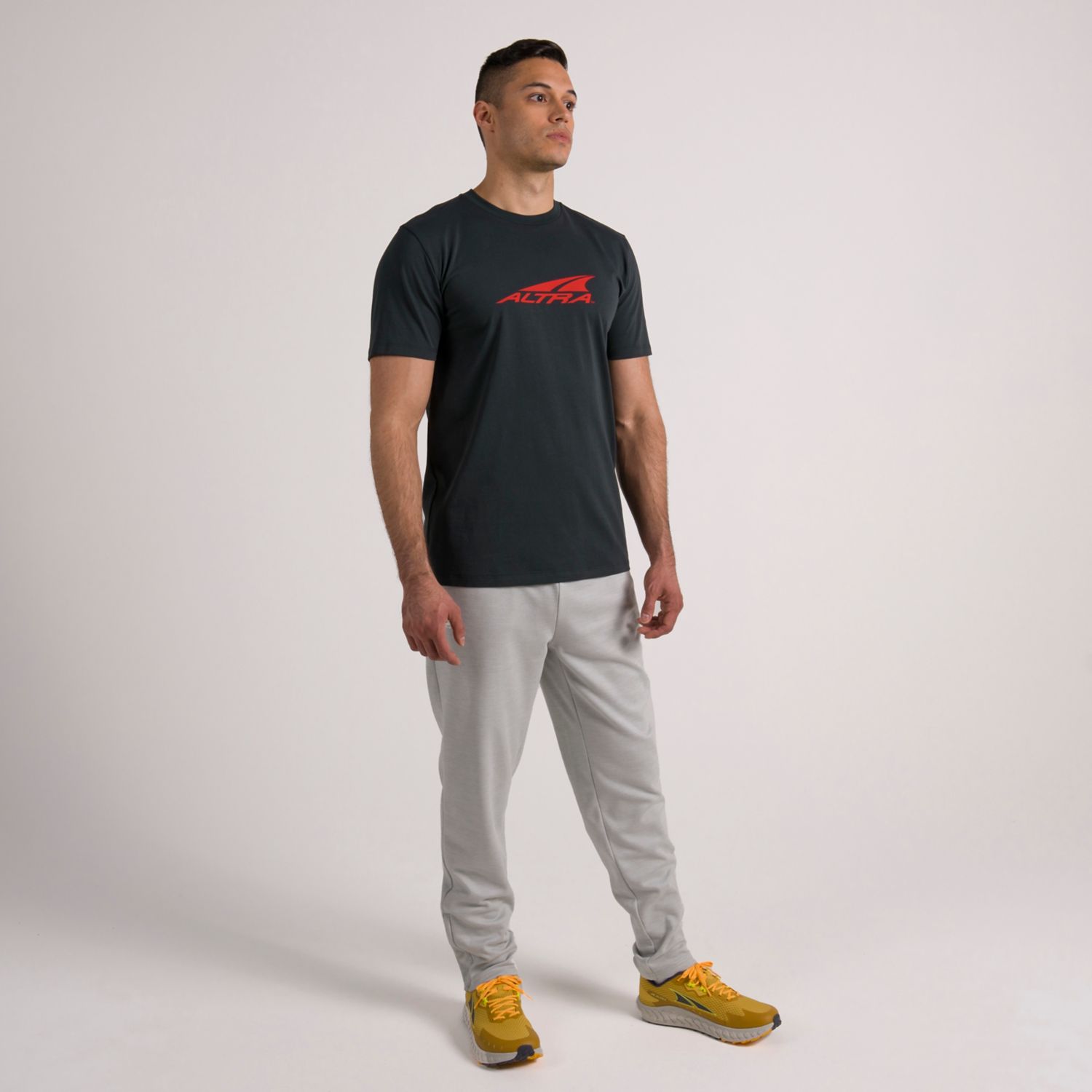 Black Altra Everyday Recycled Men's T Shirts | Ireland-32597409