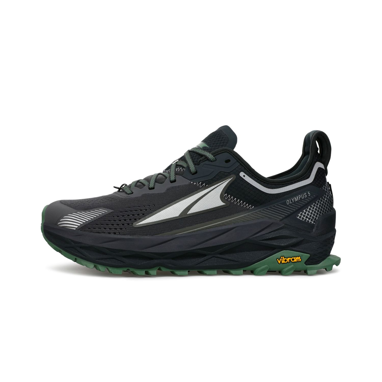 Black / Grey Altra Olympus 5 Men's Trail Running Shoes | Ireland-91258049