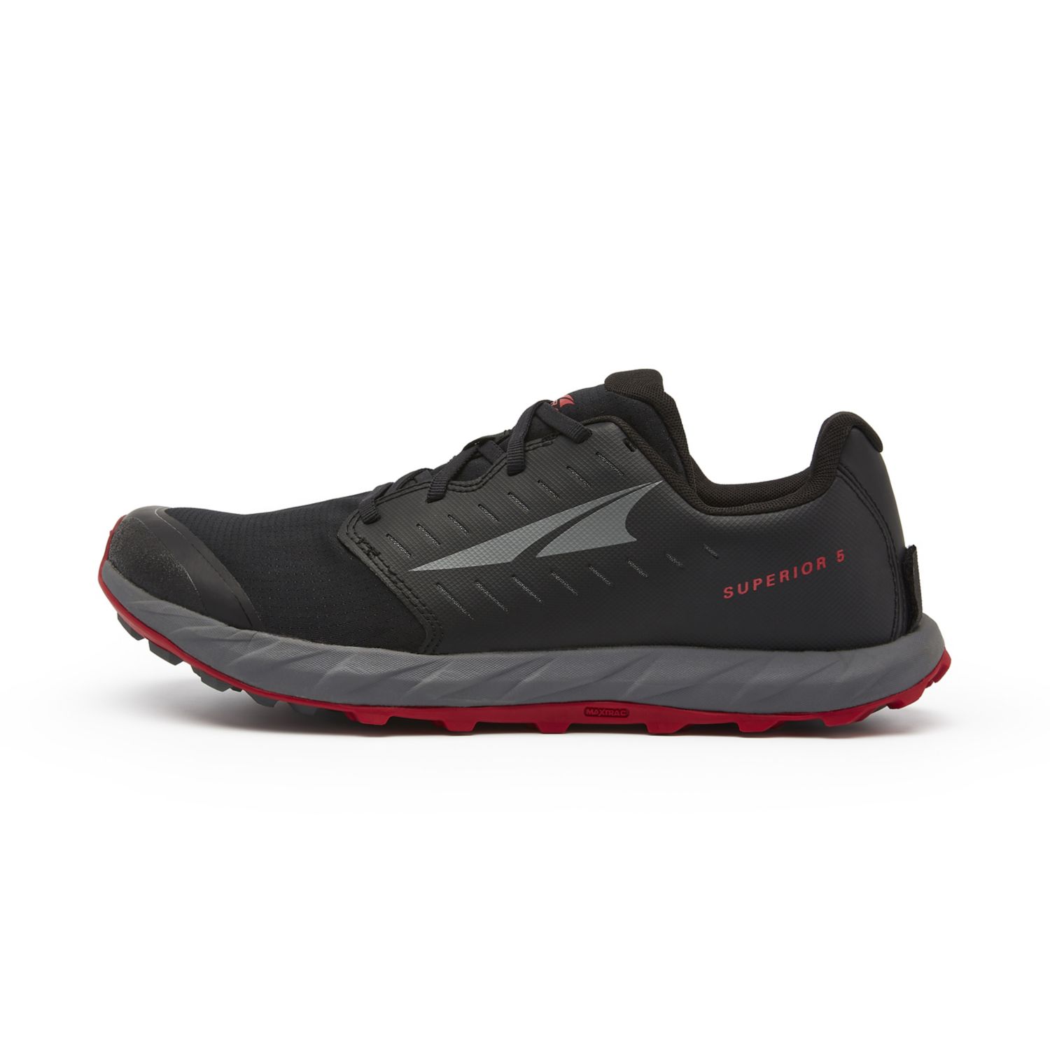 Black / Red Altra Superior 5 Men's Trail Running Shoes | Ireland-46915219