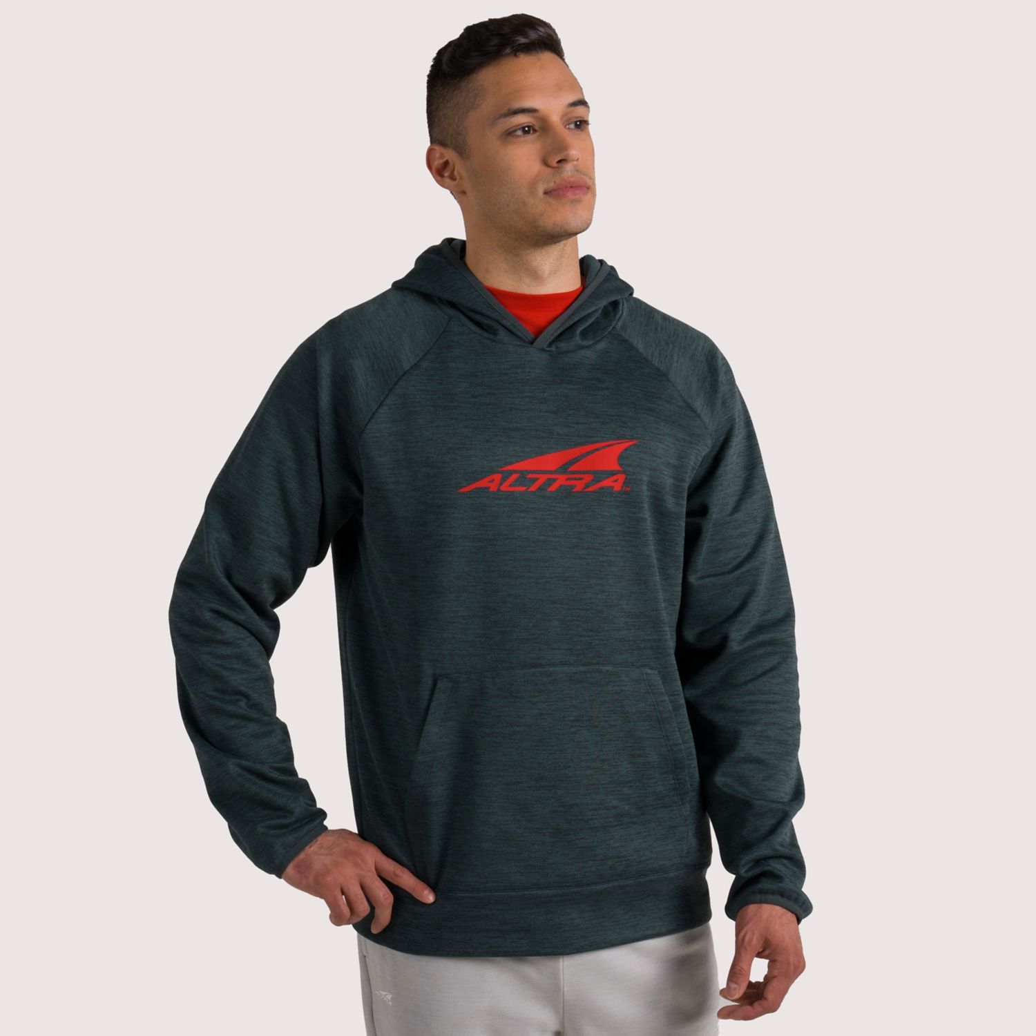 Dark Green Altra Everyday Men's Hoodie | Ireland-01423769