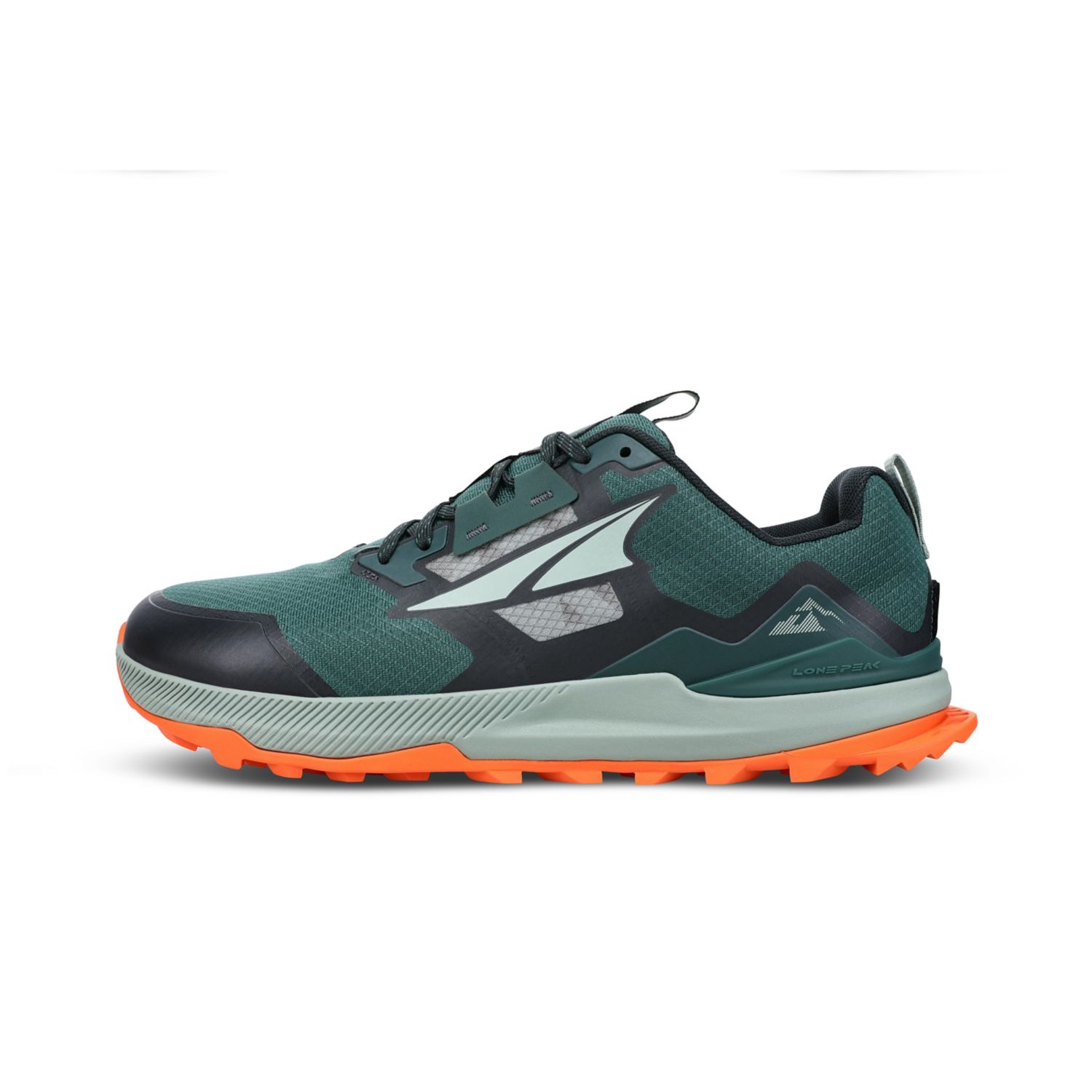 Green / Black / Orange Altra Lone Peak 7 Men's Trail Running Shoes | Ireland-24768539