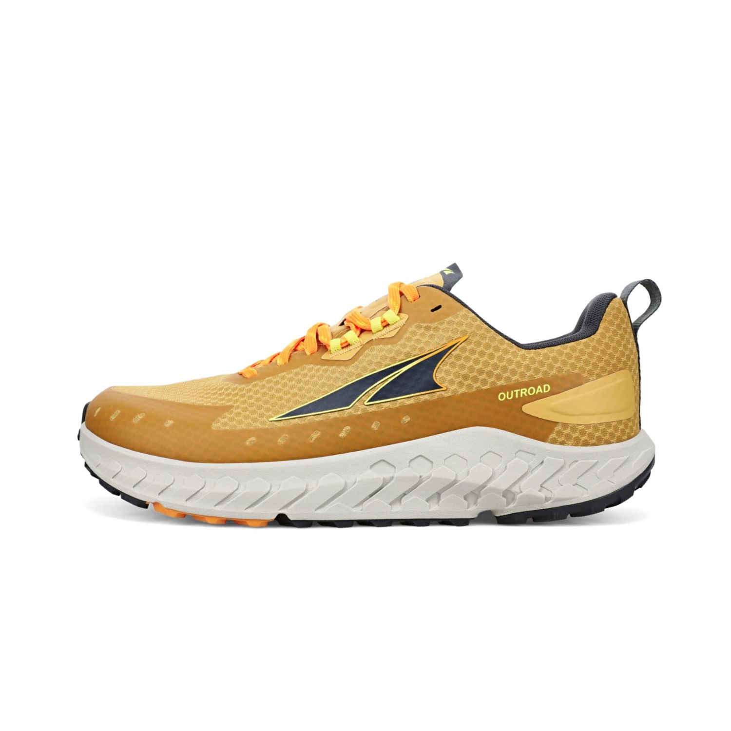 Grey / Yellow Altra Outroad Men's Trail Running Shoes | Ireland-05916839