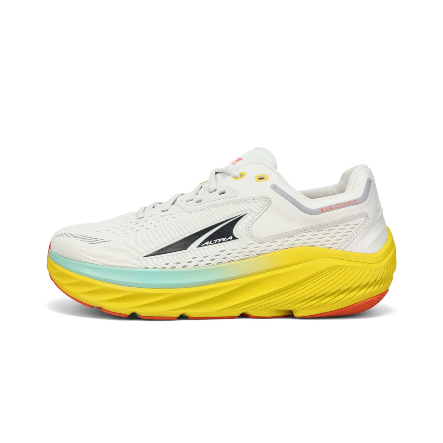 Grey / Yellow Altra Via Olympus Men's Road Running Shoes | Ireland-31047629