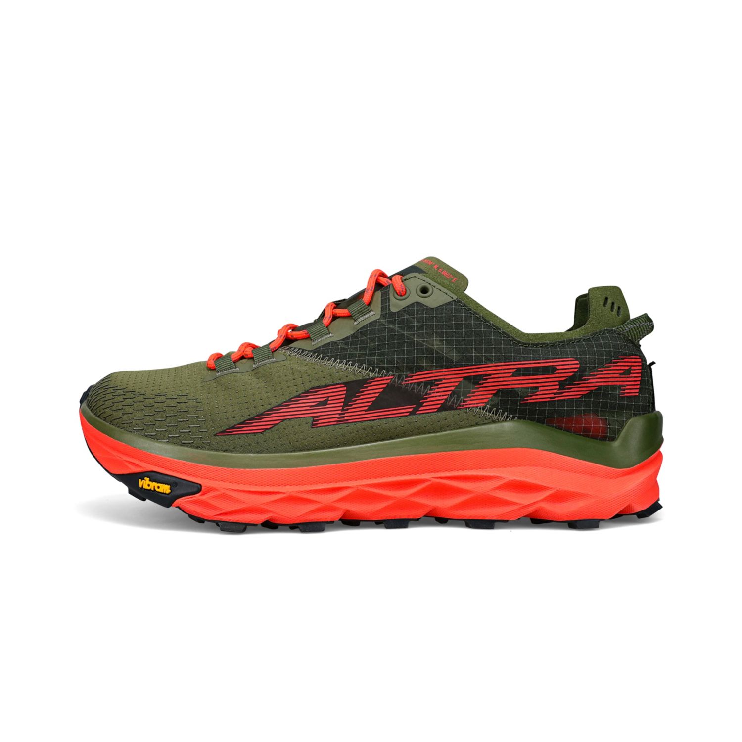 Olive Altra Mont Blanc Men's Trail Running Shoes | Ireland-31750469