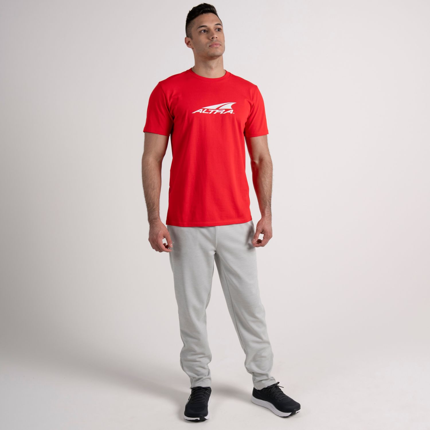 Red Altra Everyday Recycled Men's T Shirts | Ireland-76509139