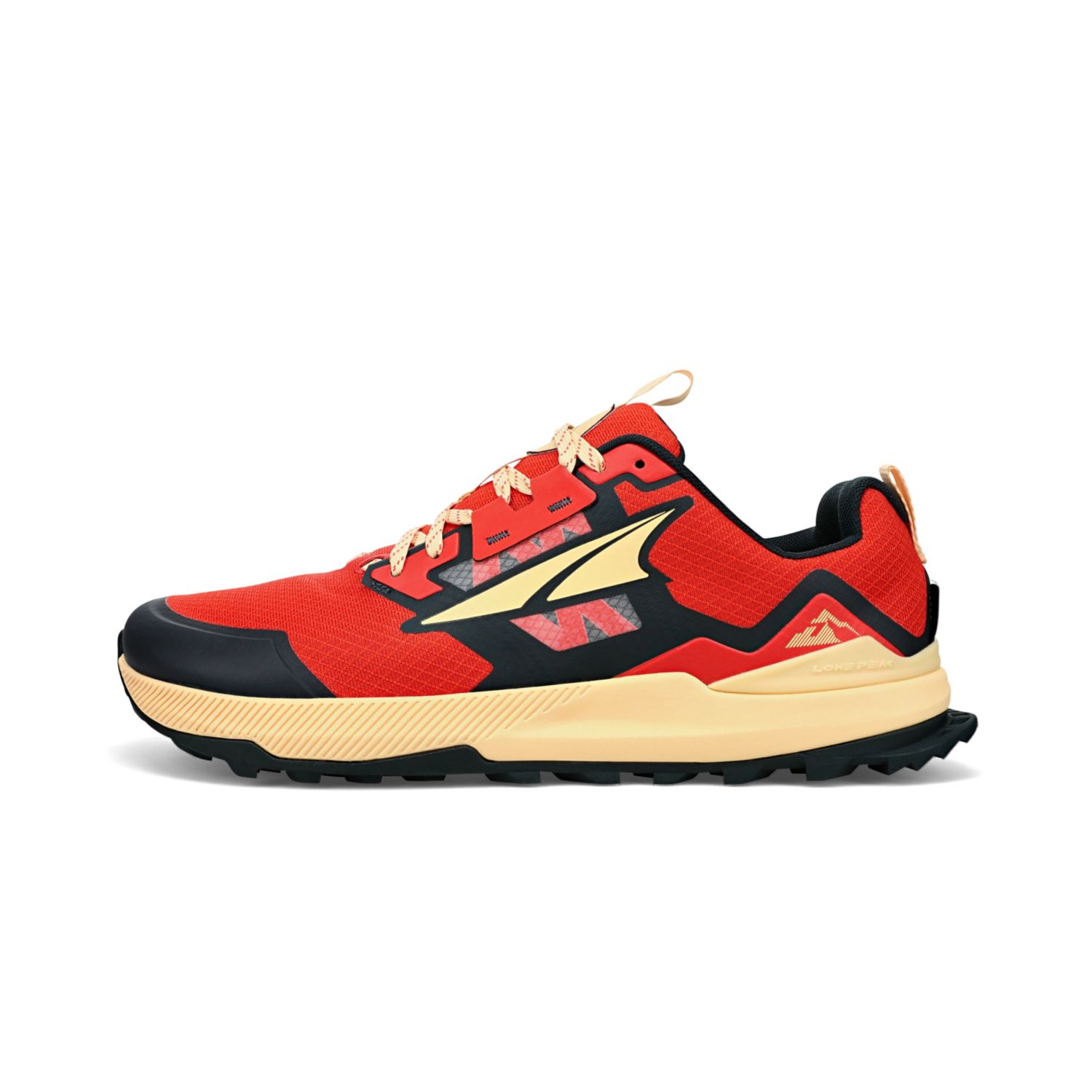 Red / Orange Altra Lone Peak 7 Men's Trail Running Shoes | Ireland-86542179