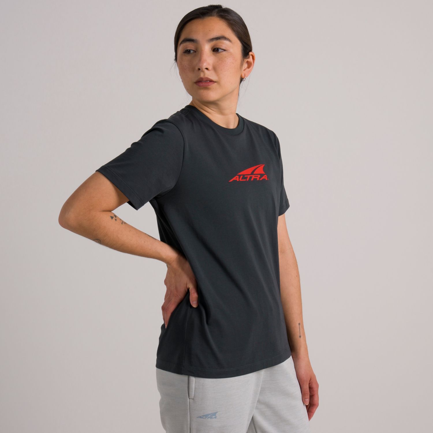 Black Altra Everyday Recycled Women's T Shirts | Ireland-90217549