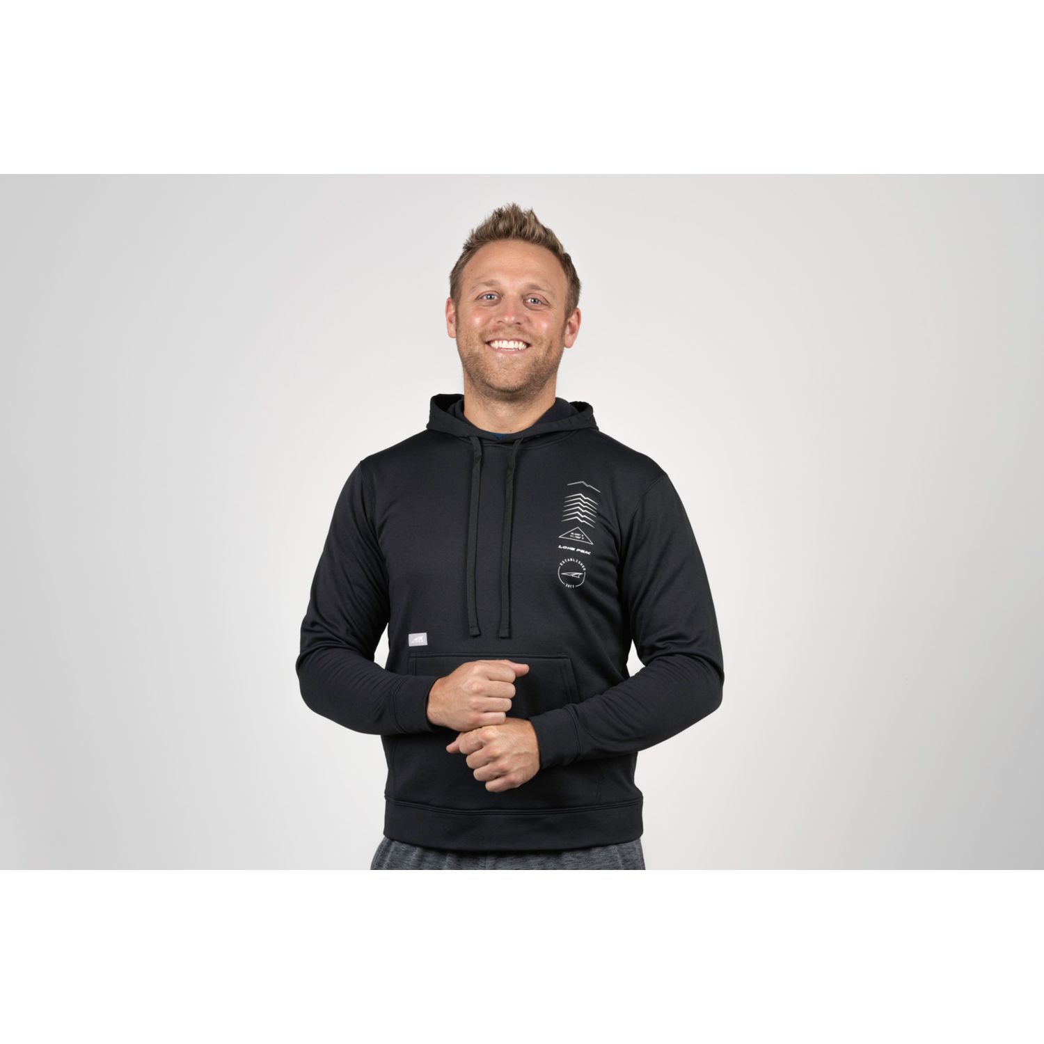 Black Altra Legend Men's Hoodie | Ireland-27518949