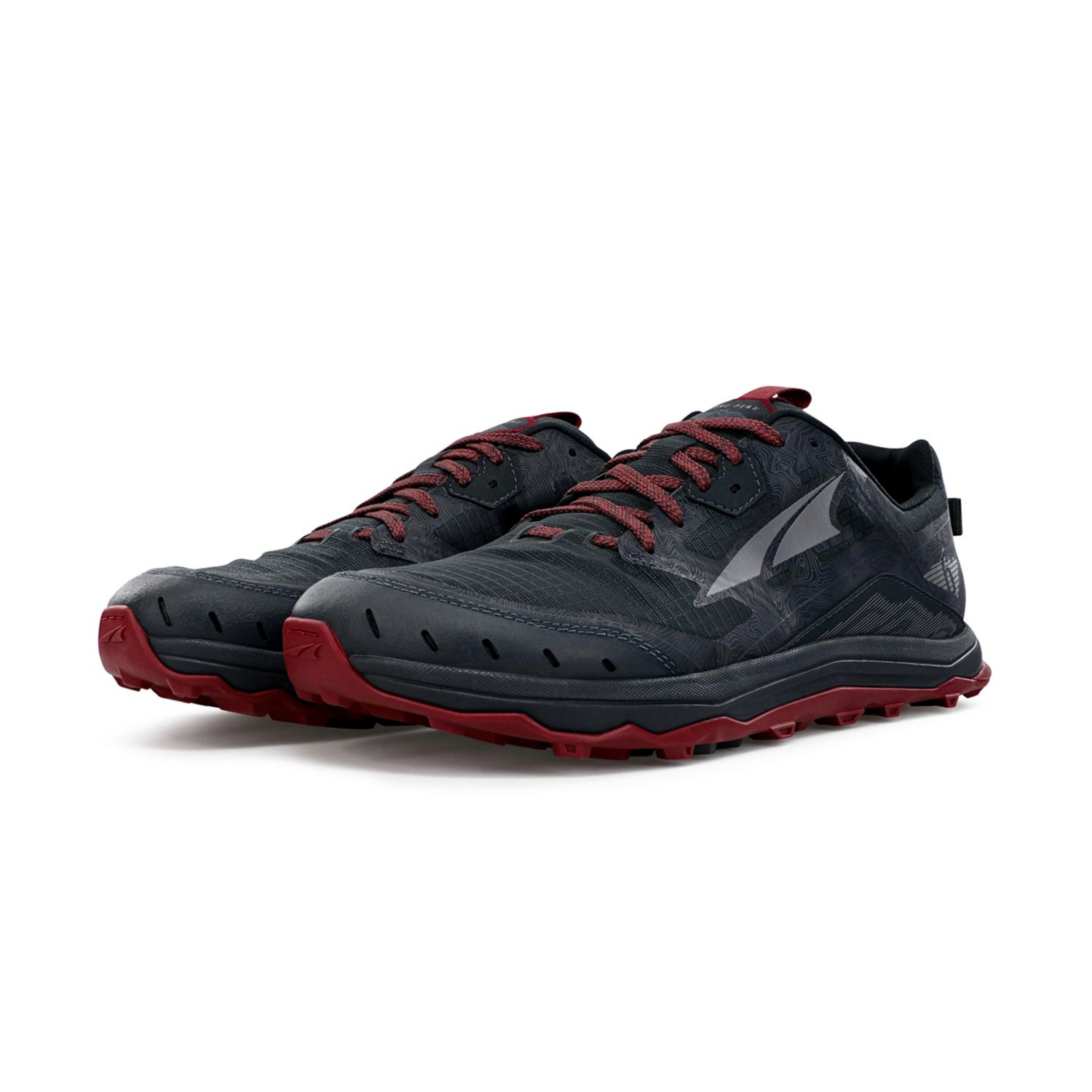 Black / Grey Altra Lone Peak 6 Men's Trail Running Shoes | Ireland-96234019