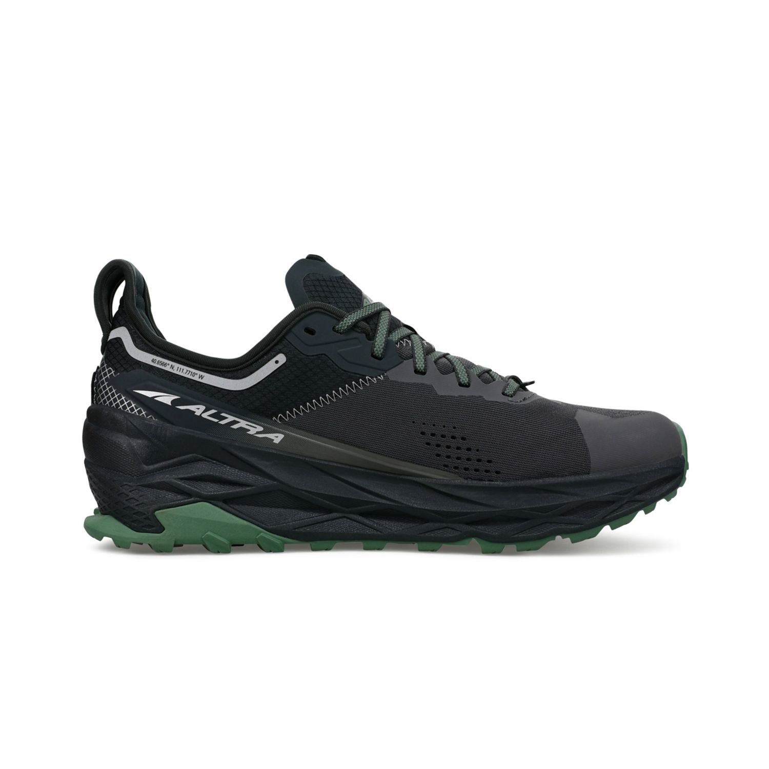 Black / Grey Altra Olympus 5 Men's Trail Running Shoes | Ireland-91258049