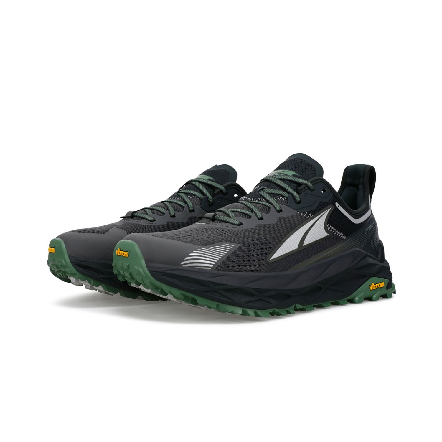 Black / Grey Altra Olympus 5 Men's Trail Running Shoes | Ireland-91258049