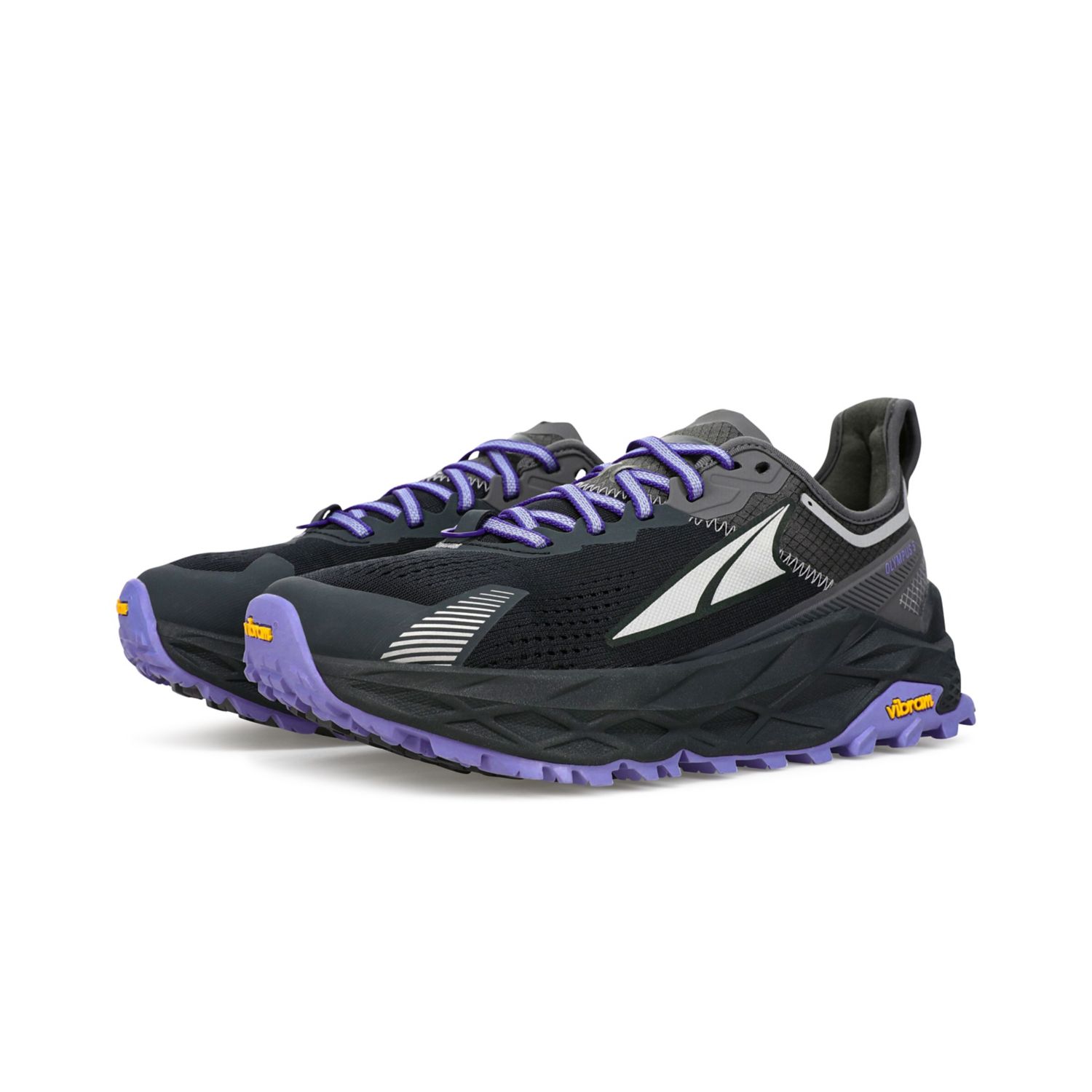 Black / Grey Altra Olympus 5 Women's Trail Running Shoes | Ireland-09734829