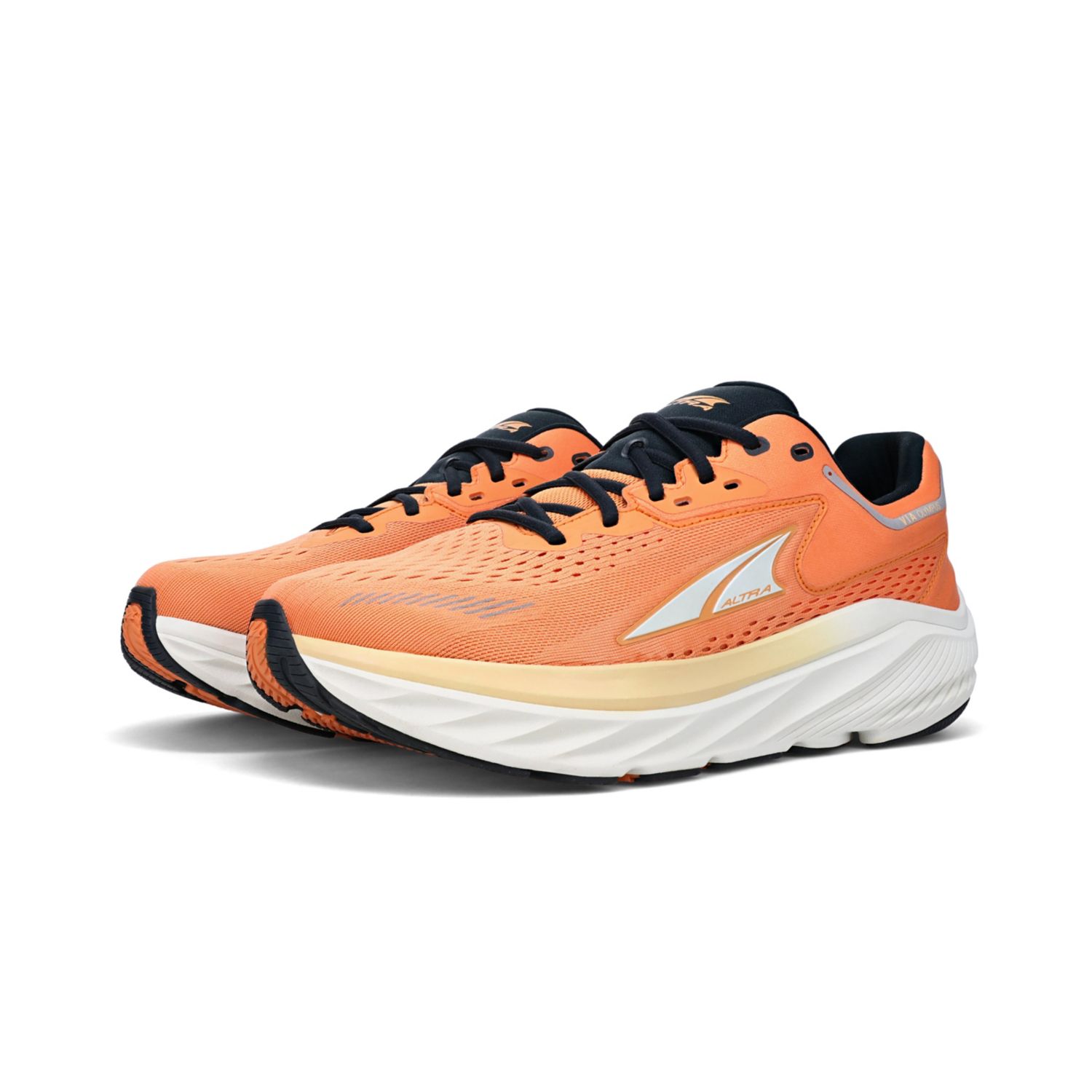 Black / Orange Altra Via Olympus Men's Road Running Shoes | Ireland-19367859