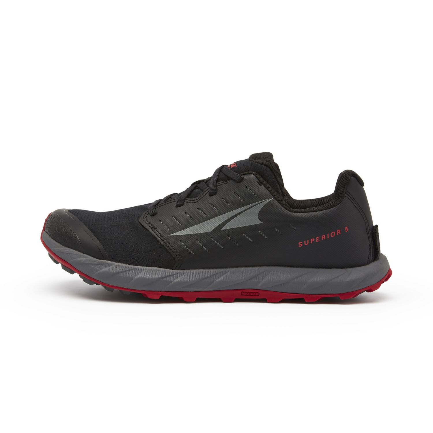 Black / Red Altra Superior 5 Men\'s Trail Running Shoes | Ireland-46915219