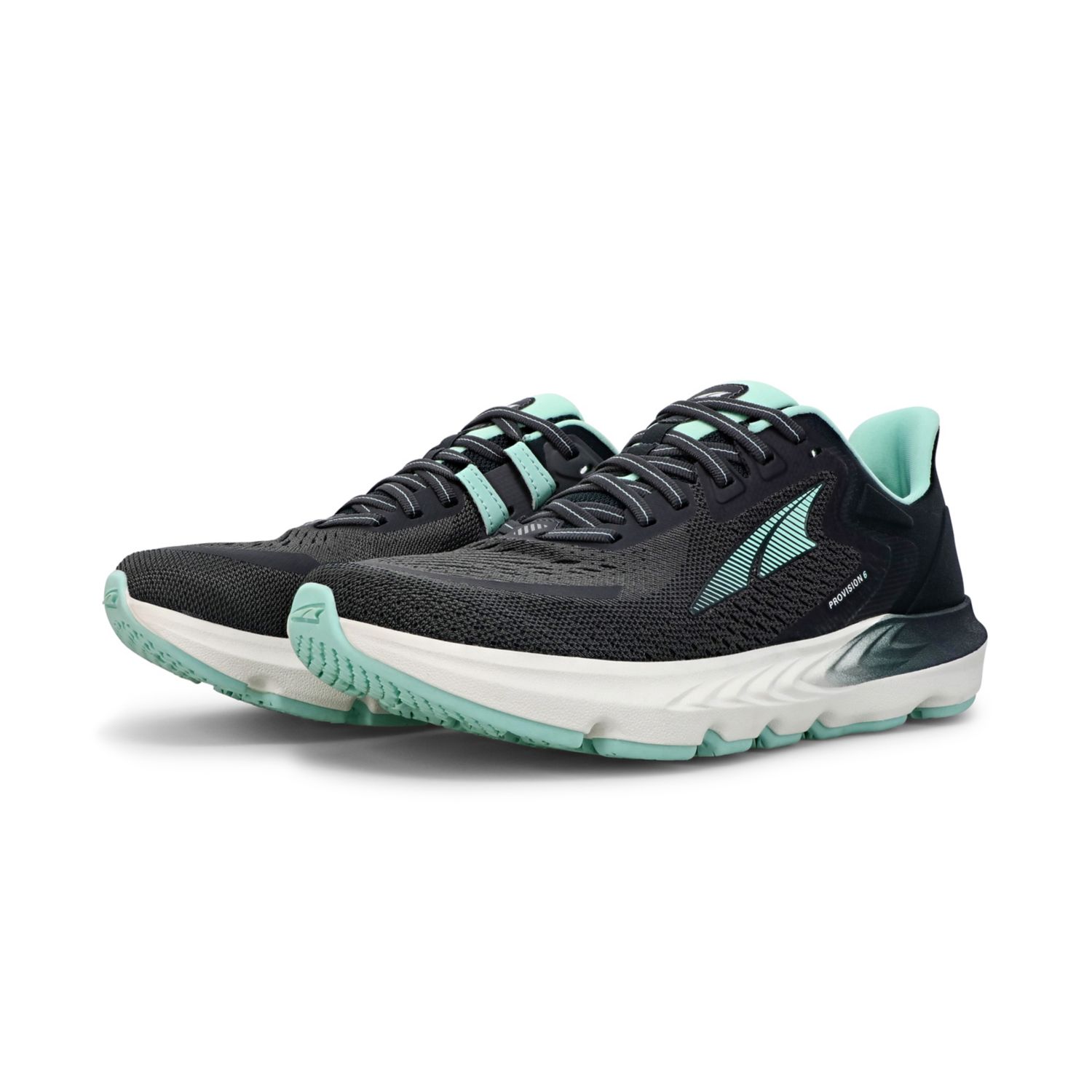 Black / Turquoise Altra Provision 6 Women's Road Running Shoes | Ireland-13879249