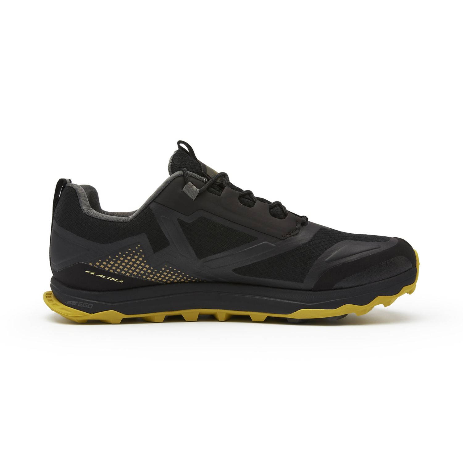 Black / Yellow Altra Lone Peak All-wthr Low Men's Trail Running Shoes | Ireland-36147589