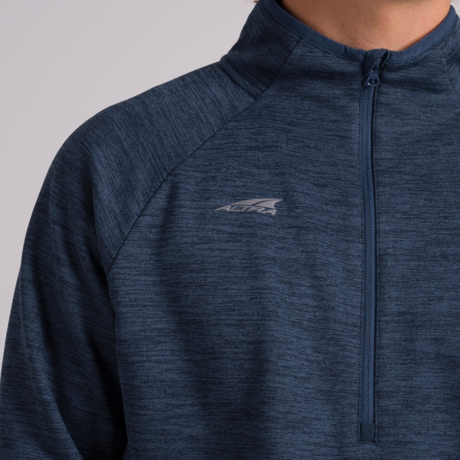 Blue Altra Core 1/2 Zip Men's Pullover | Ireland-80631749