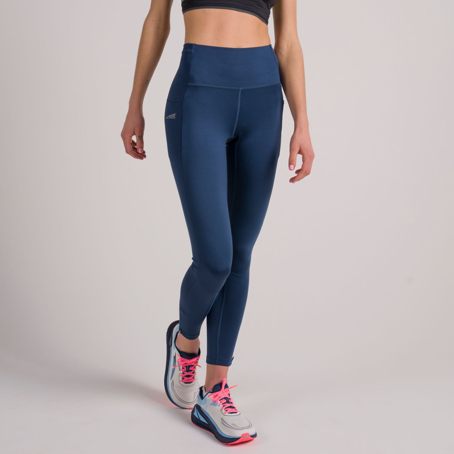 Blue Altra Core Crop Women\'s Running Tights | Ireland-94152379