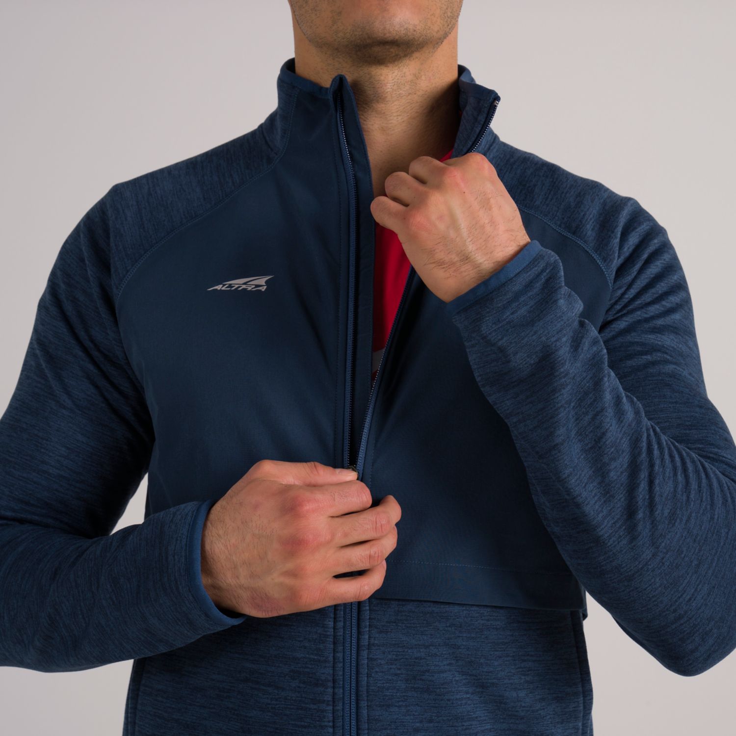 Blue Altra Everyday Hybrid Men's Running Jackets | Ireland-28165499