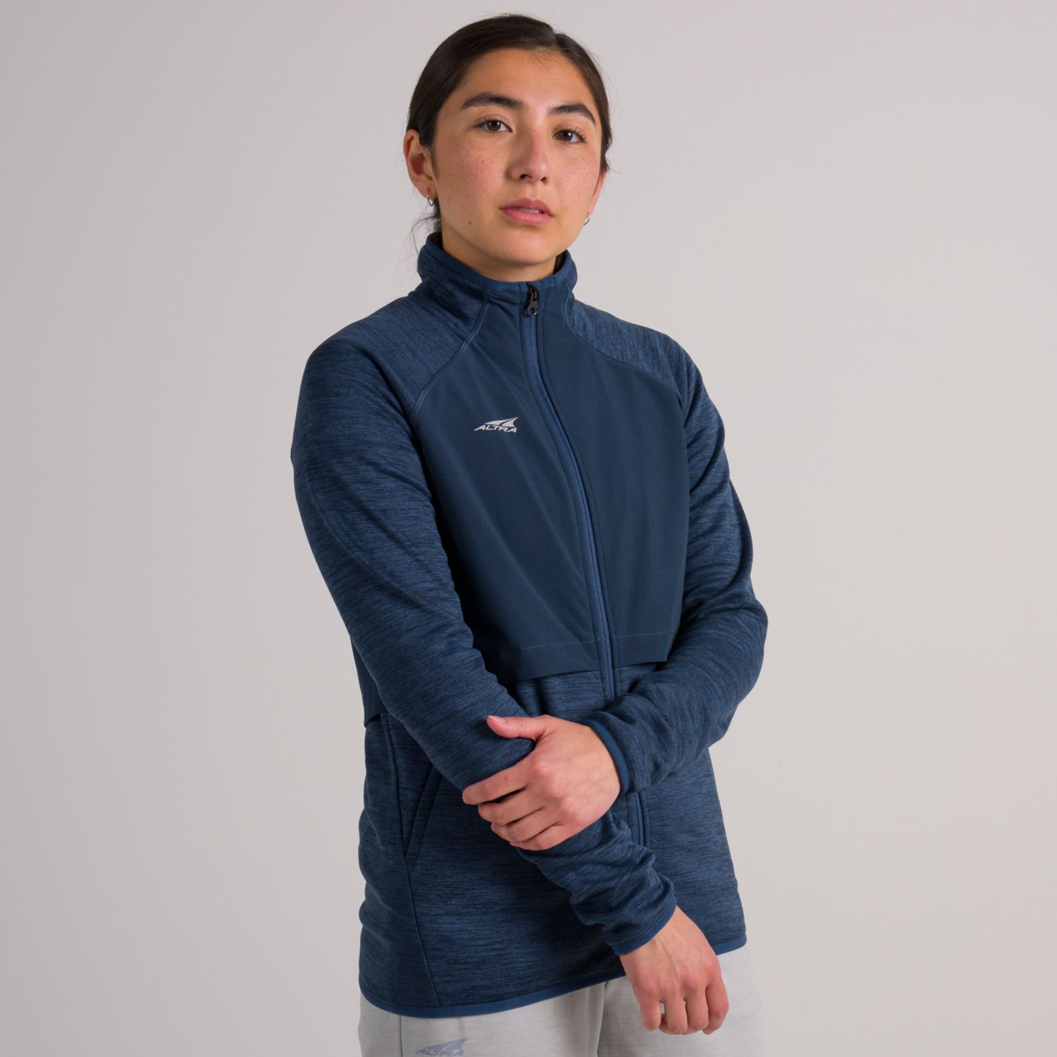 Blue Altra Everyday Hybrid Women\'s Running Jackets | Ireland-46570899