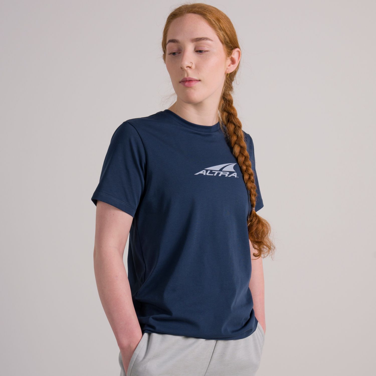 Blue Altra Everyday Recycled Women's T Shirts | Ireland-98361759