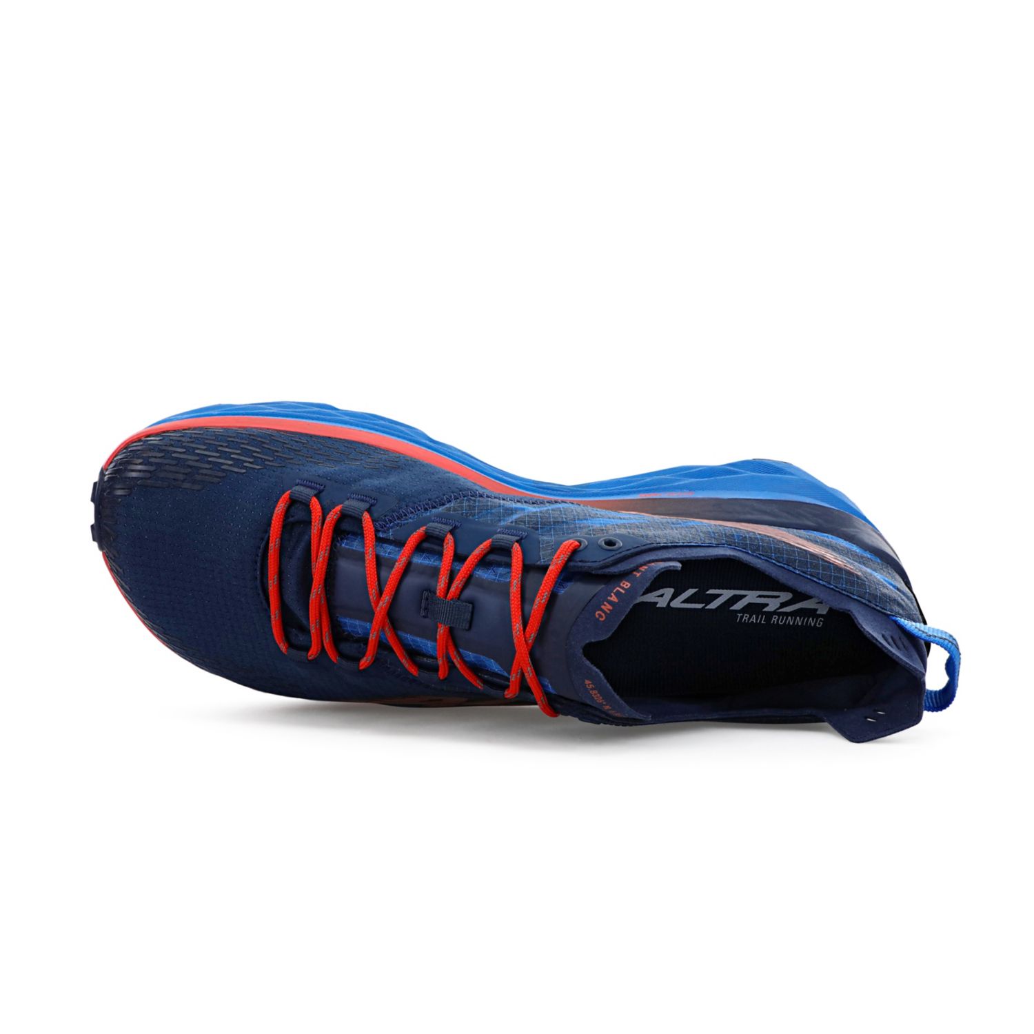 Blue / Red Altra Mont Blanc Men's Trail Running Shoes | Ireland-10596239