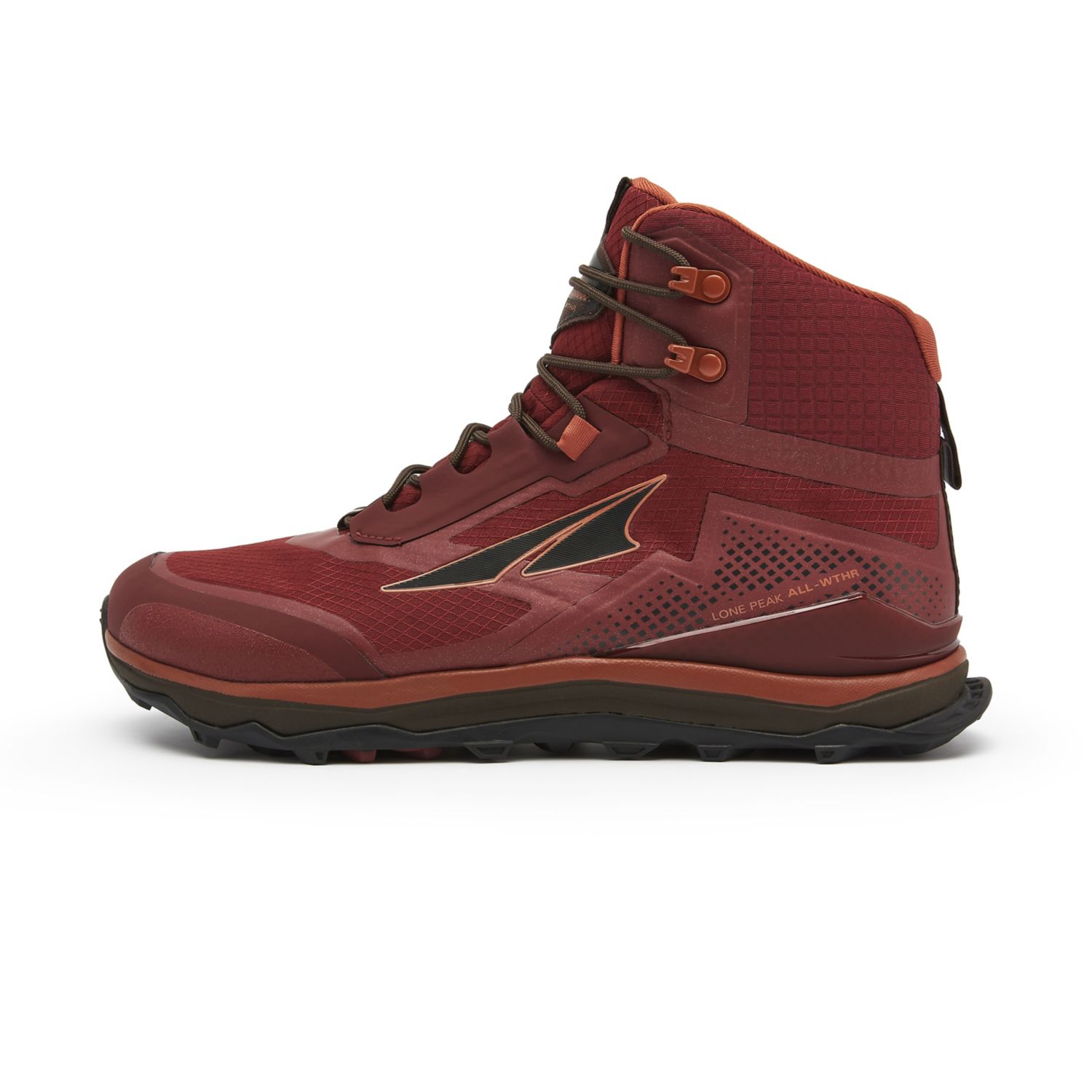 Burgundy Altra Lone Peak All-wthr Mid Men\'s Hiking Boots | Ireland-61073929