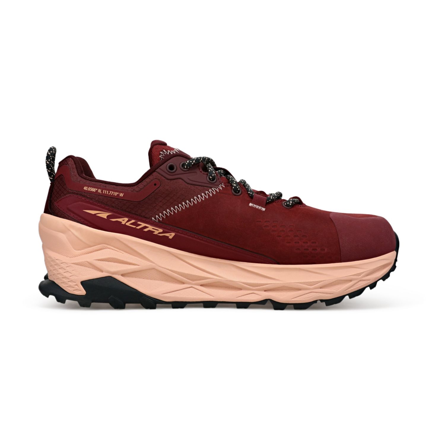 Burgundy Altra Olympus 5 Hike Low Gtx Women's Hiking Shoes | Ireland-37526909