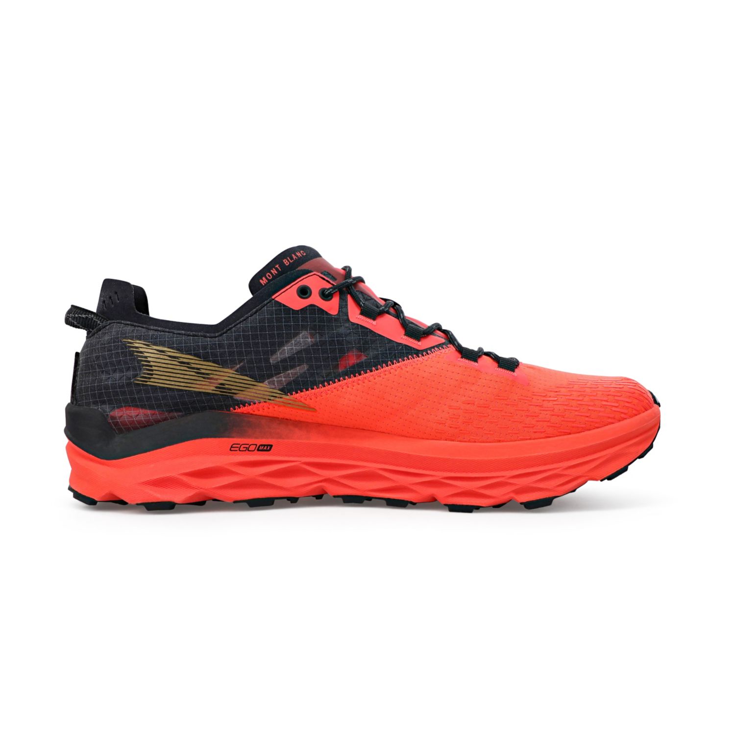 Coral / Black Altra Mont Blanc Men's Trail Running Shoes | Ireland-36195849