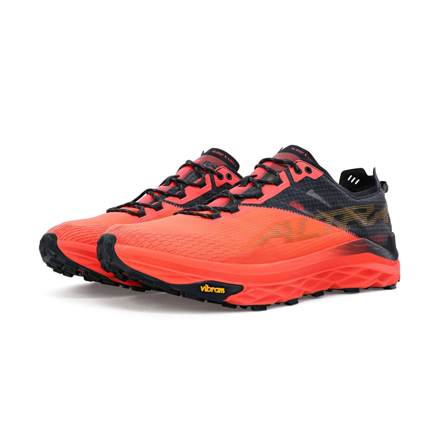 Coral / Black Altra Mont Blanc Women's Trail Running Shoes | Ireland-76924139