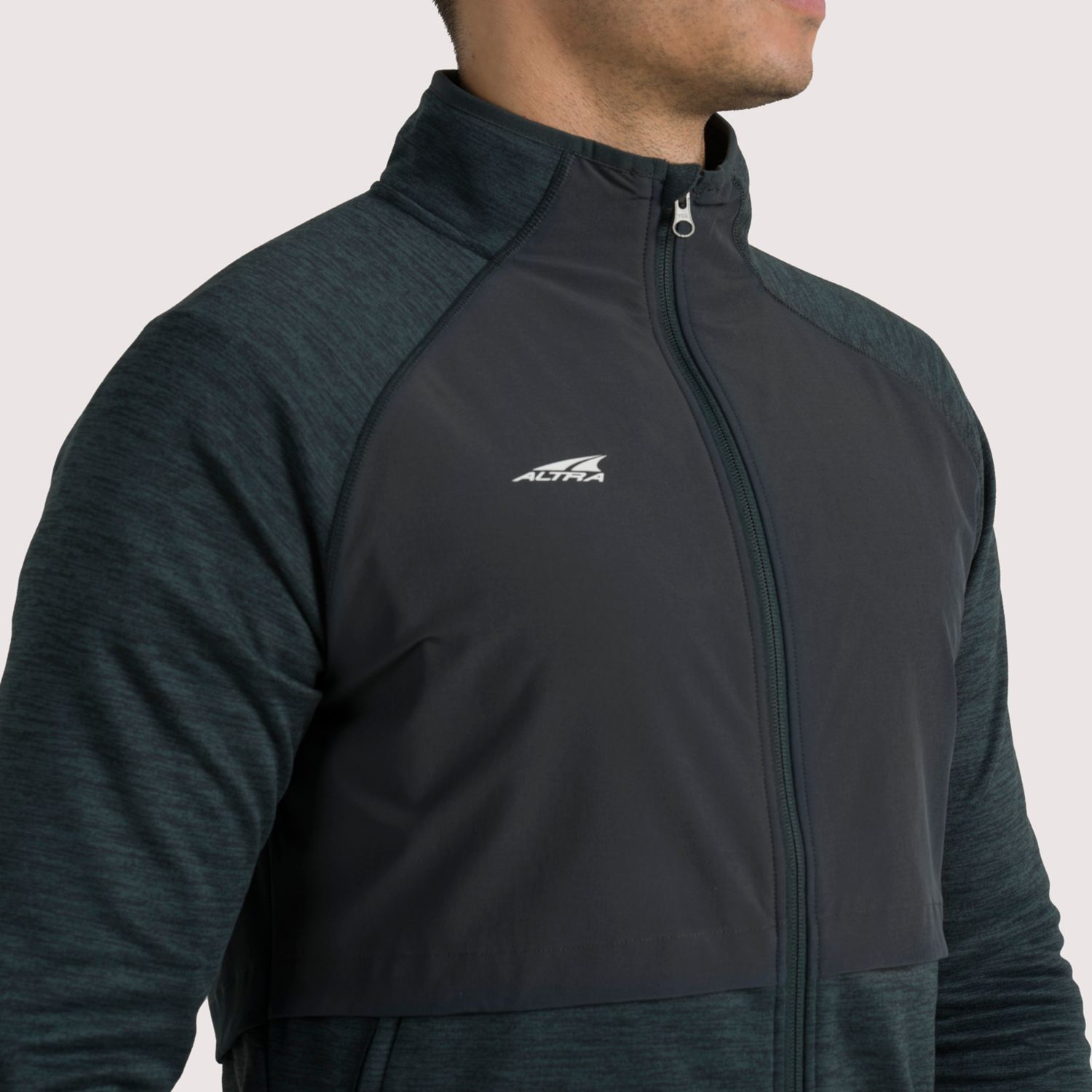 Dark Green Altra Everyday Hybrid Men's Running Jackets | Ireland-15867939