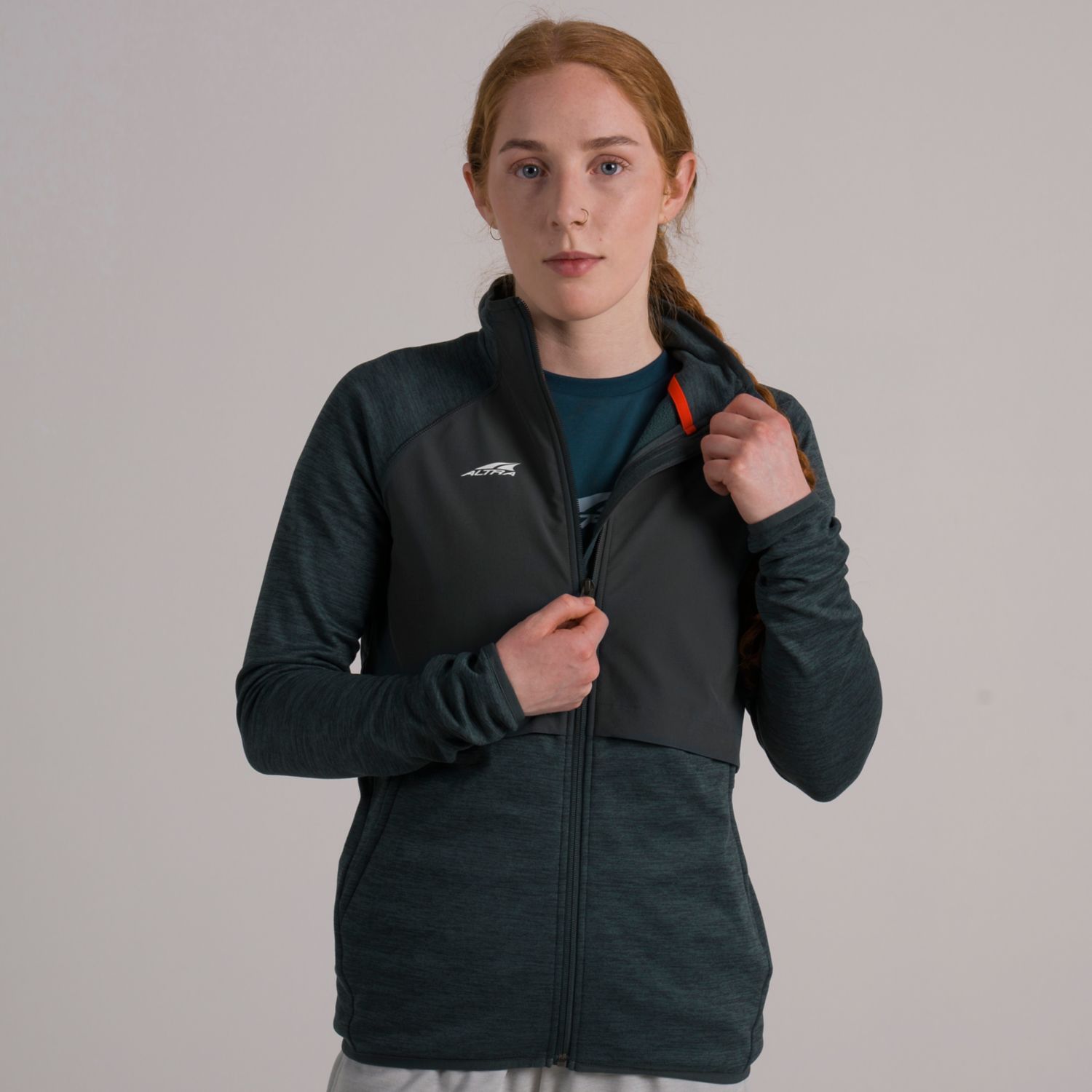 Dark Green Altra Everyday Hybrid Women's Running Jackets | Ireland-51709839