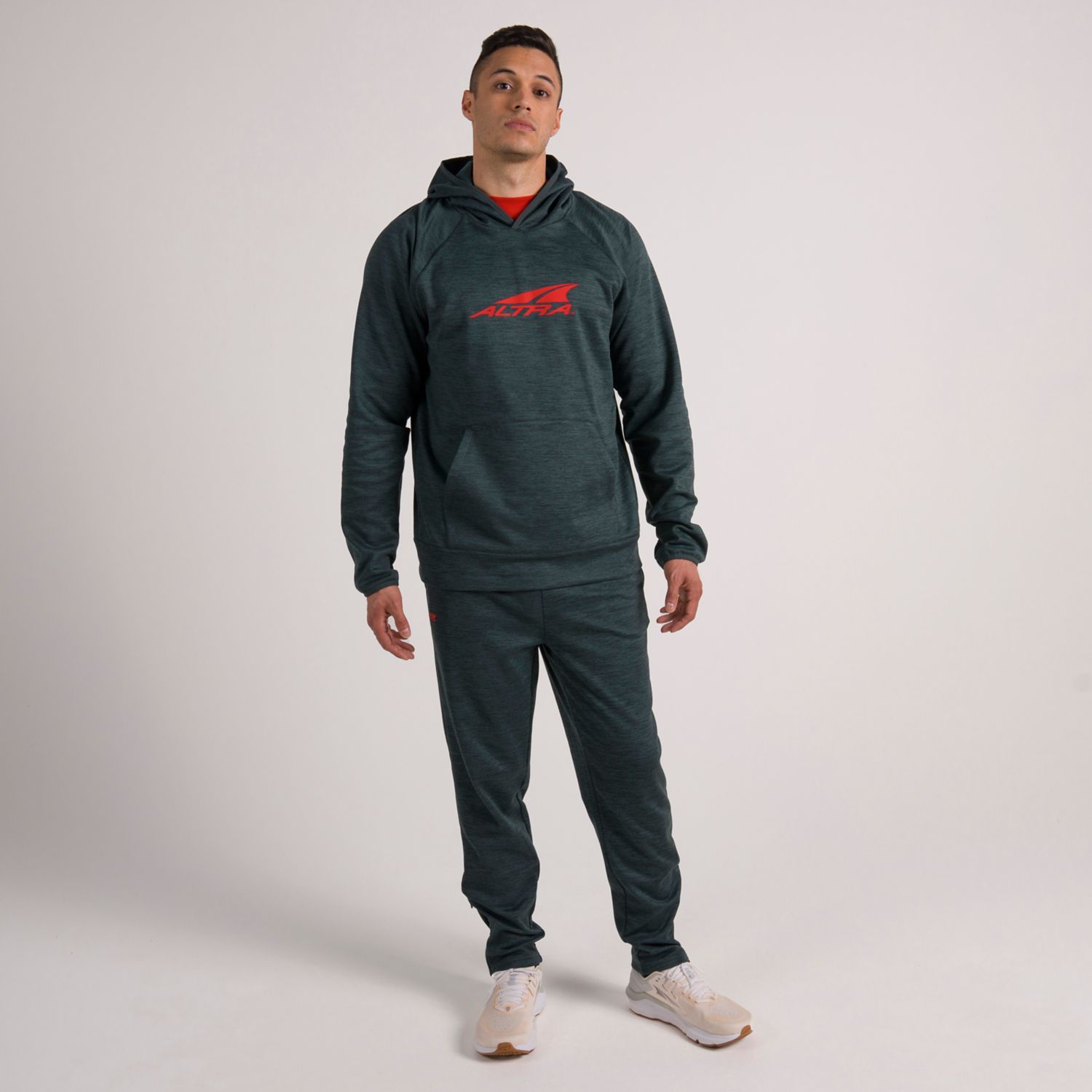 Dark Green Altra Everyday Men's Hoodie | Ireland-01423769