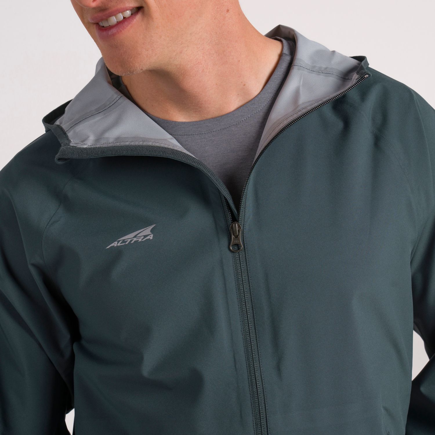 Dark Green Altra Waterproof Men's Running Jackets | Ireland-61534909