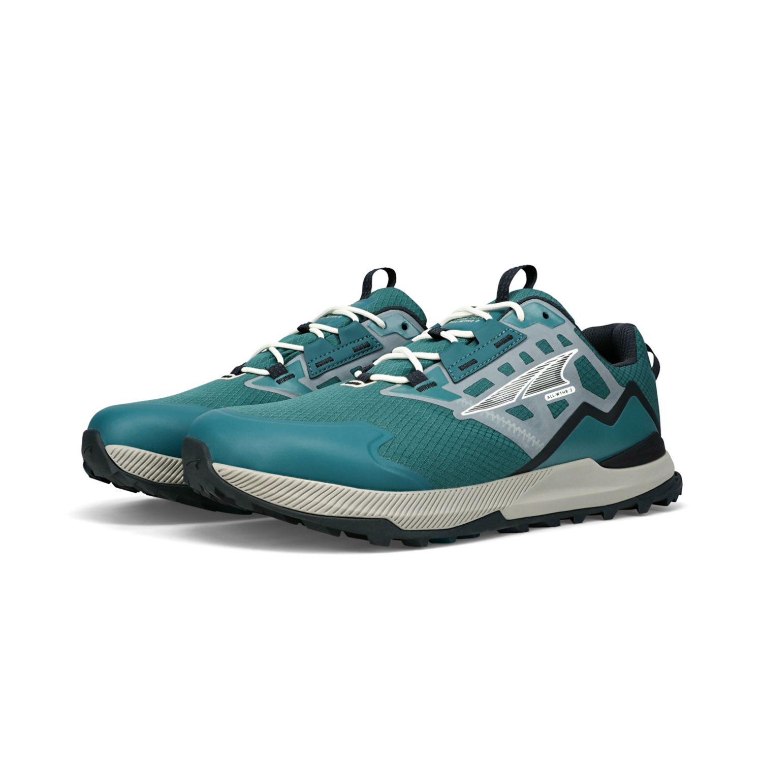 Deep Turquoise Altra Lone Peak All-wthr Low 2 Men's Hiking Shoes | Ireland-91530829