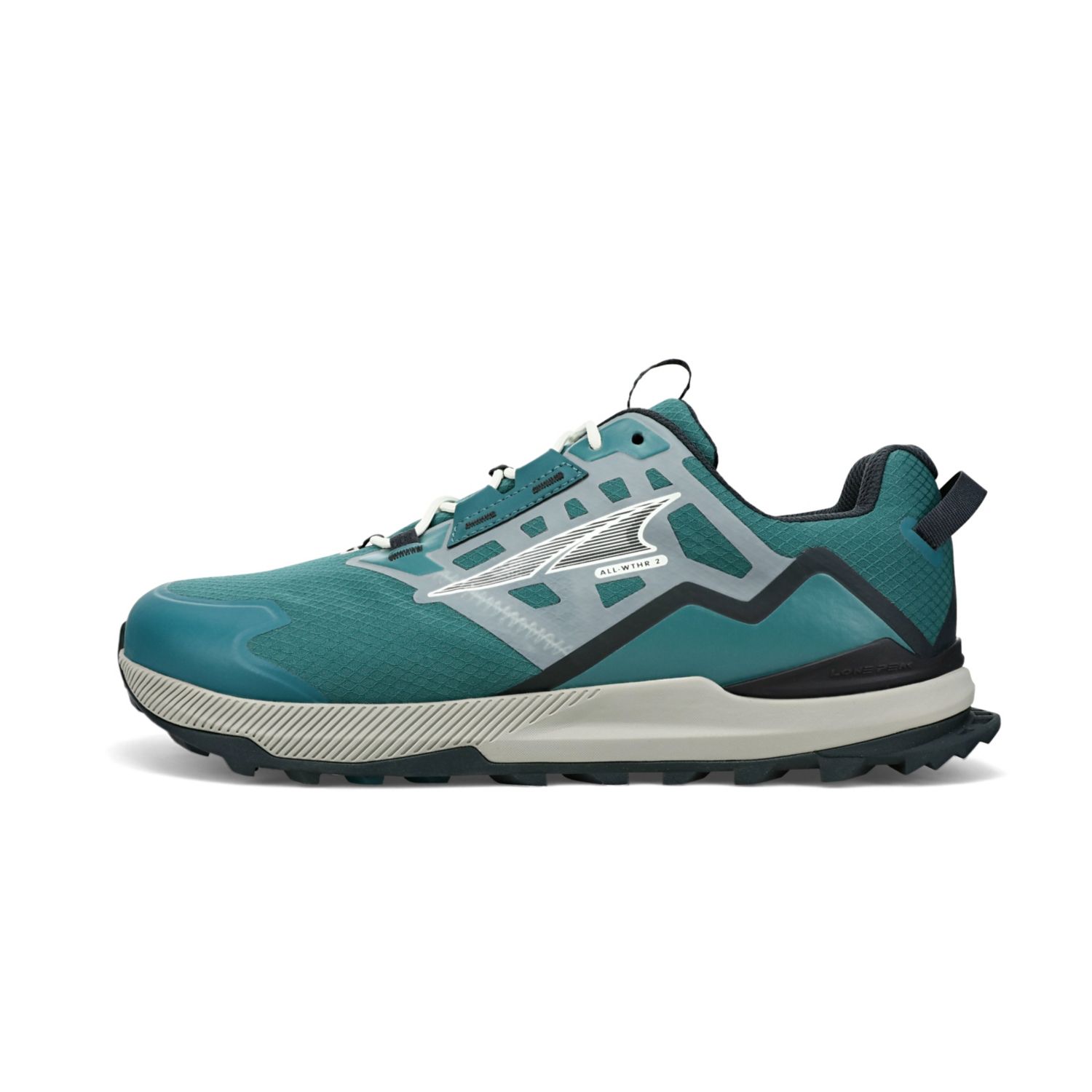 Deep Turquoise Altra Lone Peak All-wthr Low 2 Men\'s Hiking Shoes | Ireland-91530829