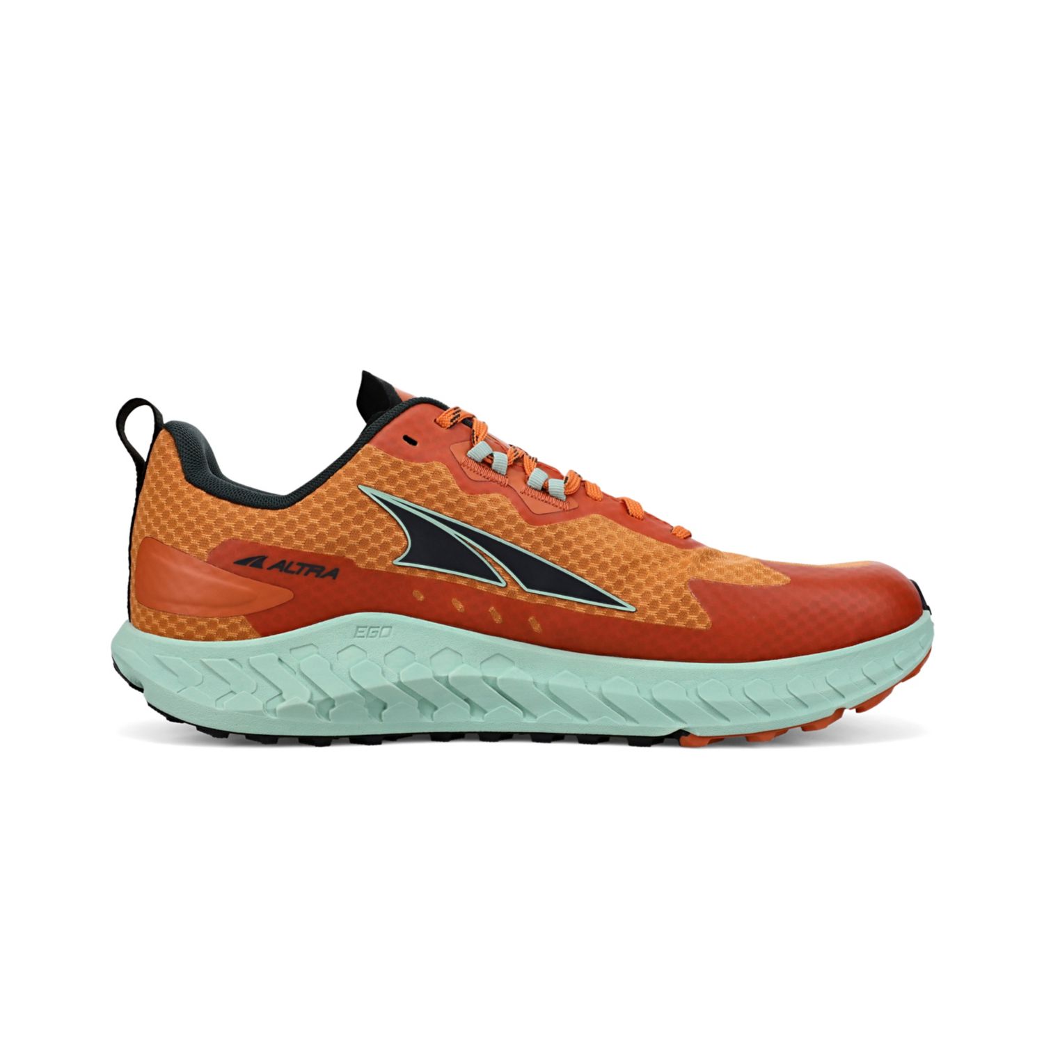 Green / Orange Altra Outroad Men's Road Running Shoes | Ireland-38160279