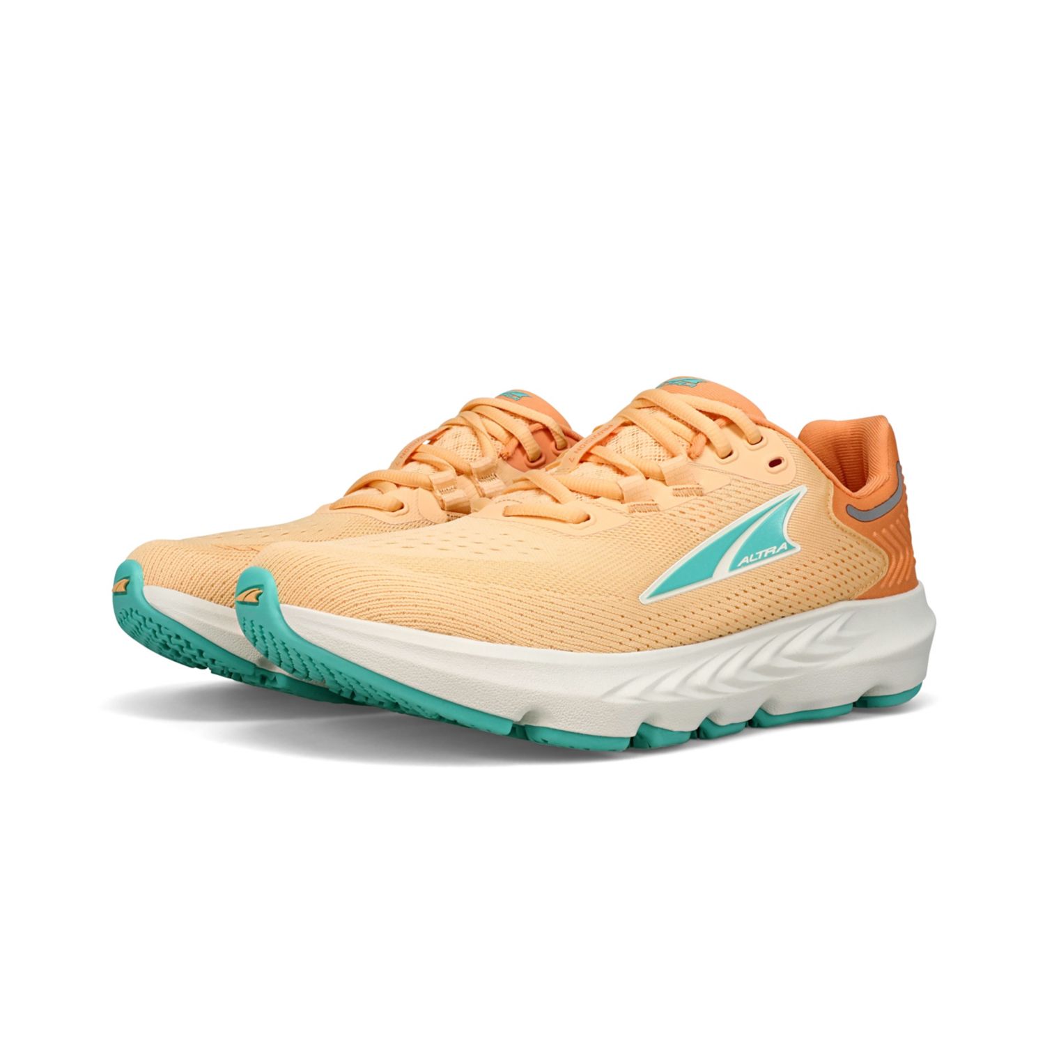 Green / Orange Altra Provision 7 Women's Road Running Shoes | Ireland-94310679