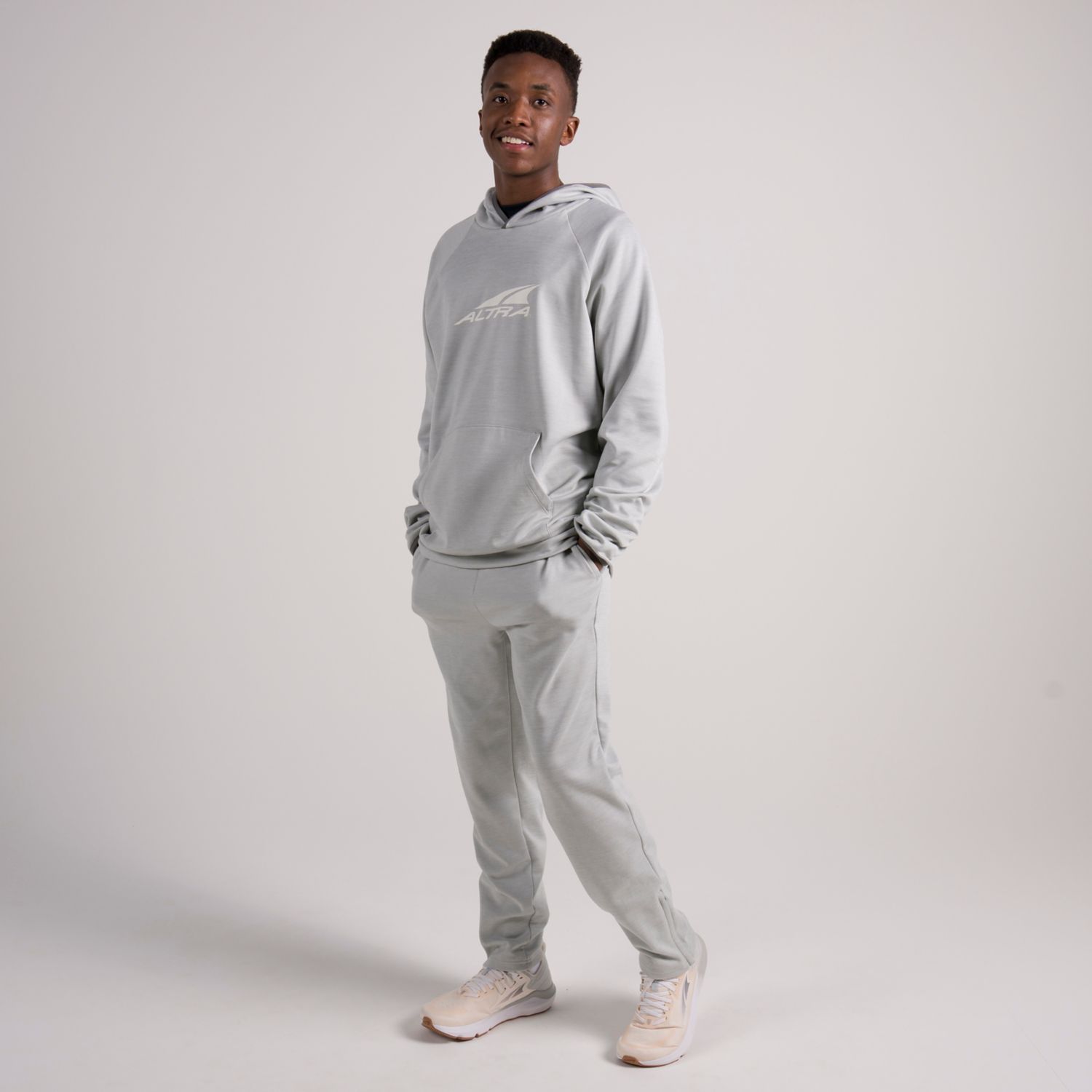 Grey Altra Everyday Men's Hoodie | Ireland-26403179