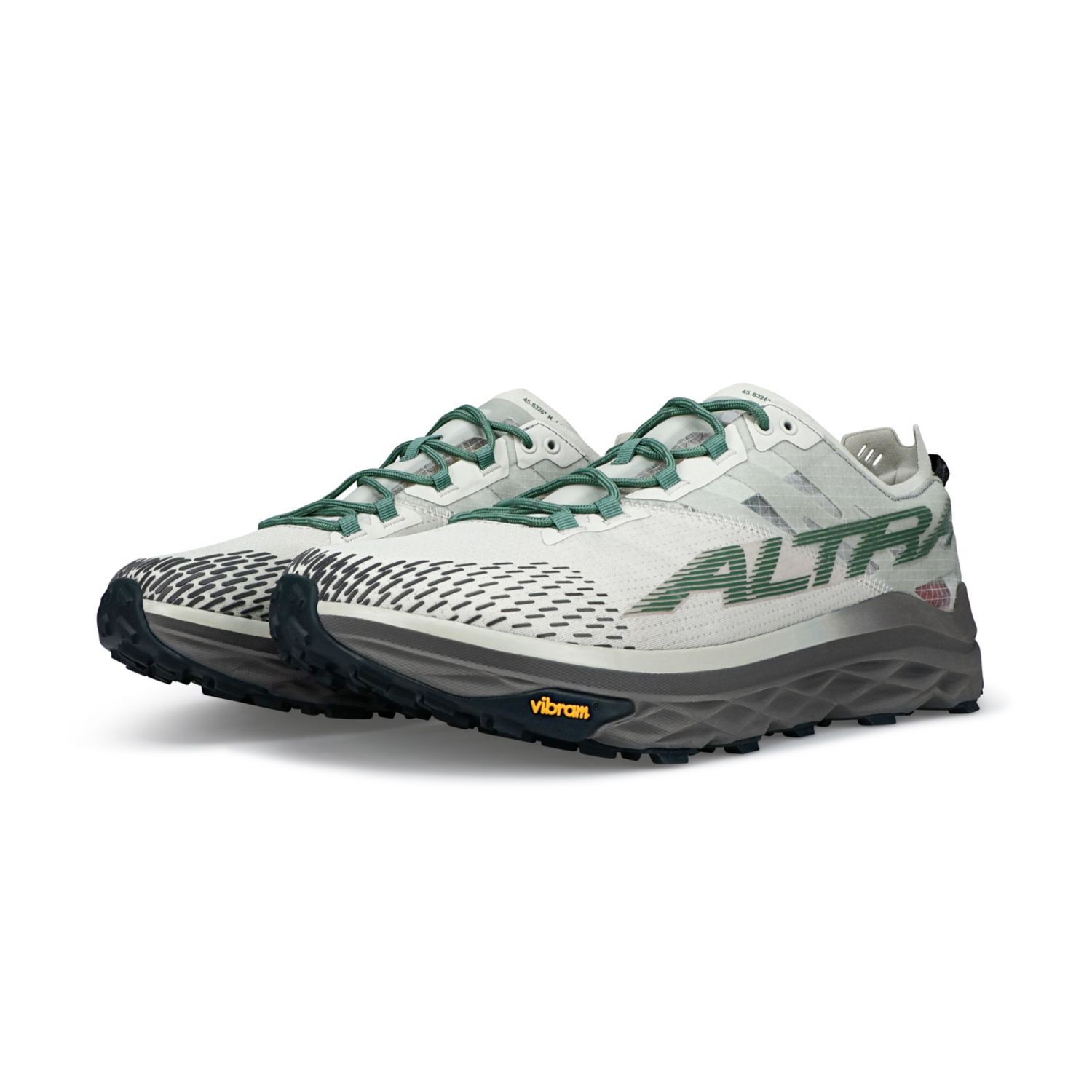 Grey / Green Altra Mont Blanc Men's Trail Running Shoes | Ireland-47985369