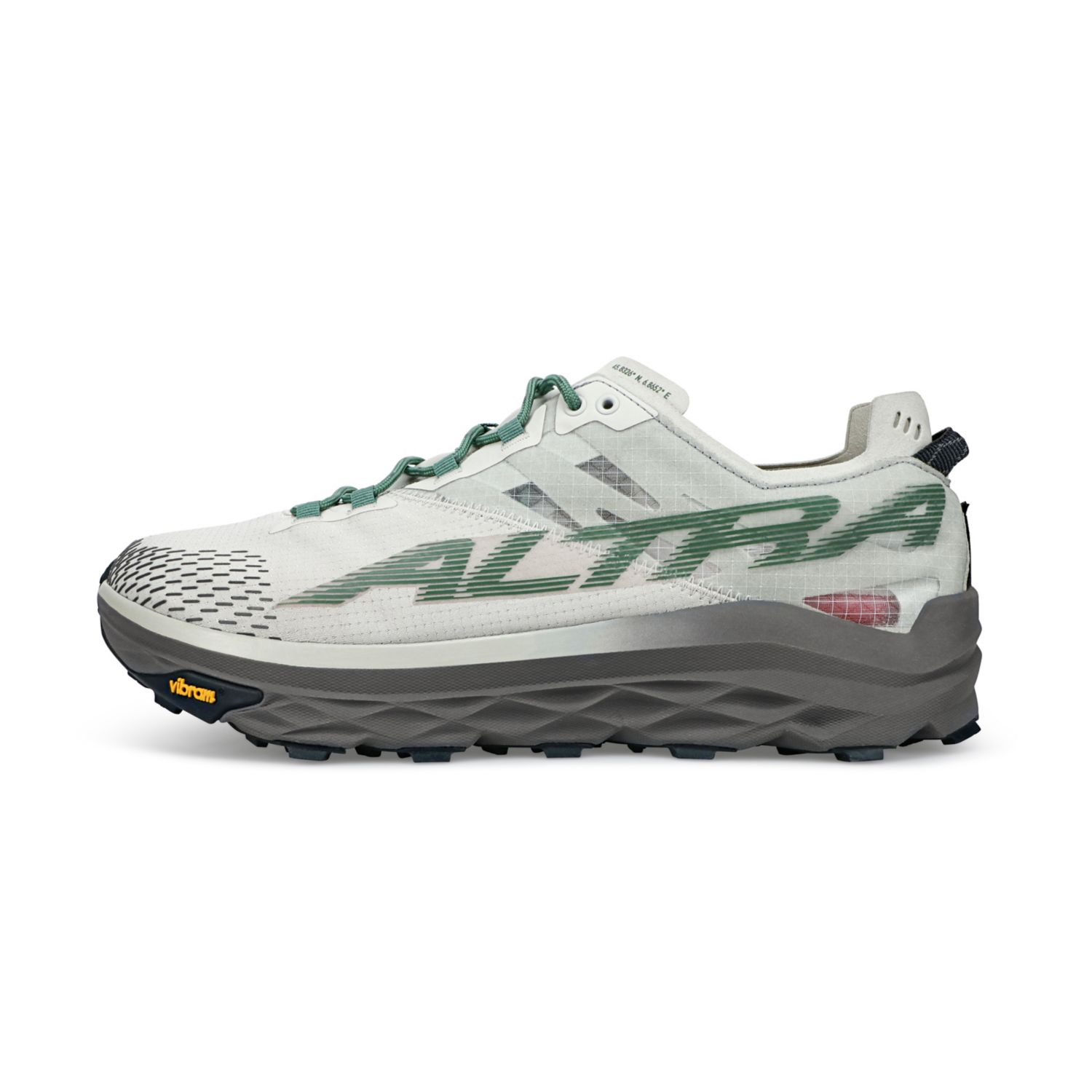 Grey / Green Altra Mont Blanc Men\'s Trail Running Shoes | Ireland-47985369