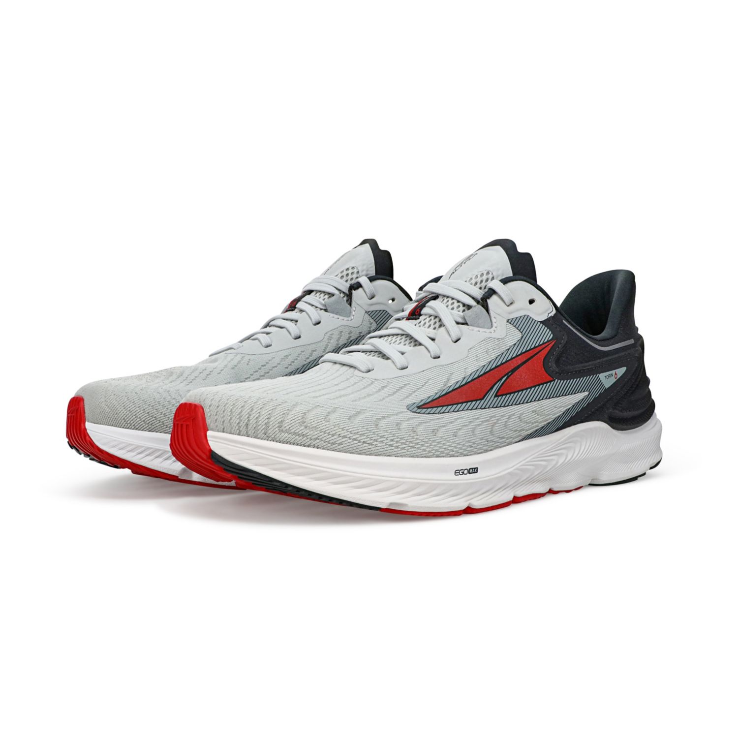 Grey / Red Altra Torin 6 Men's Road Running Shoes | Ireland-46915209