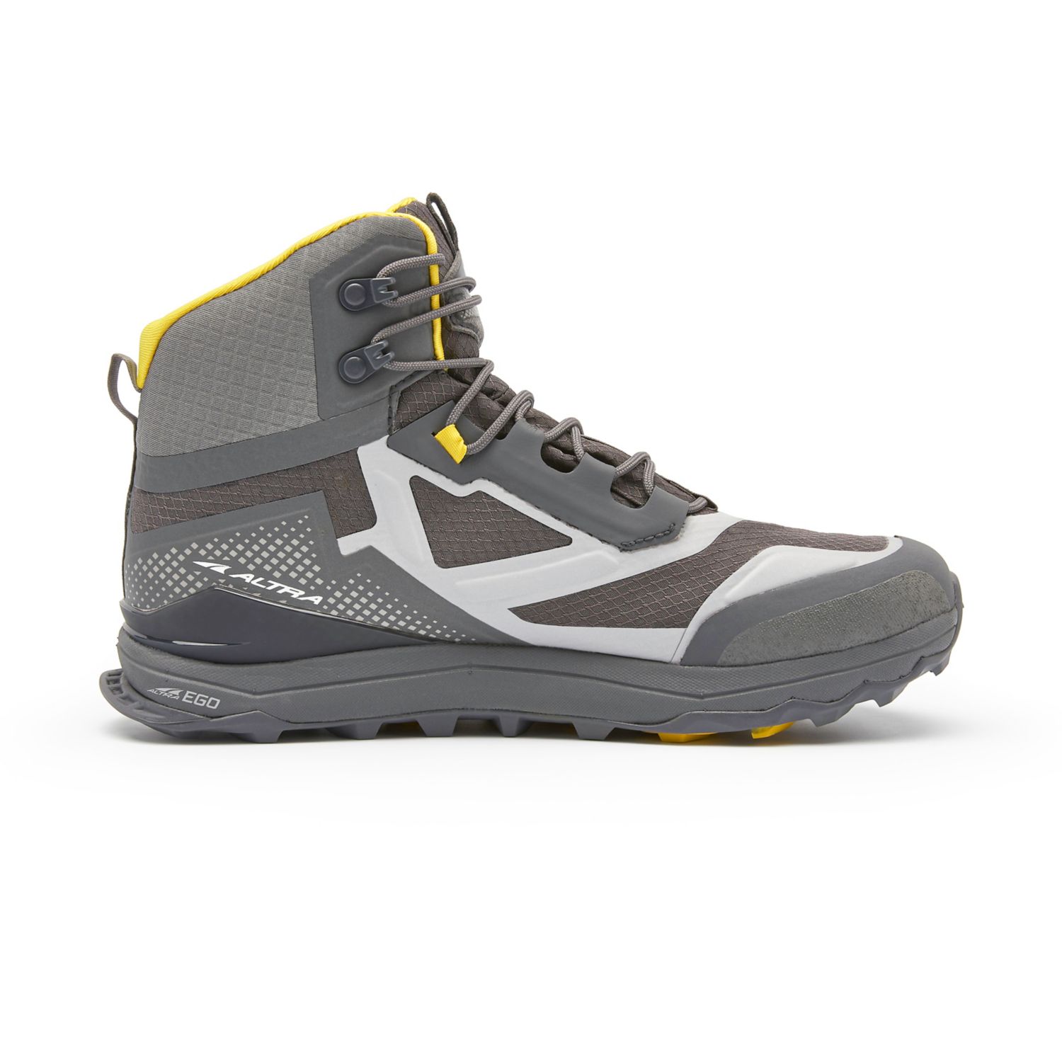 Grey / Yellow Altra Lone Peak All-wthr Mid Men's Hiking Boots | Ireland-30265879