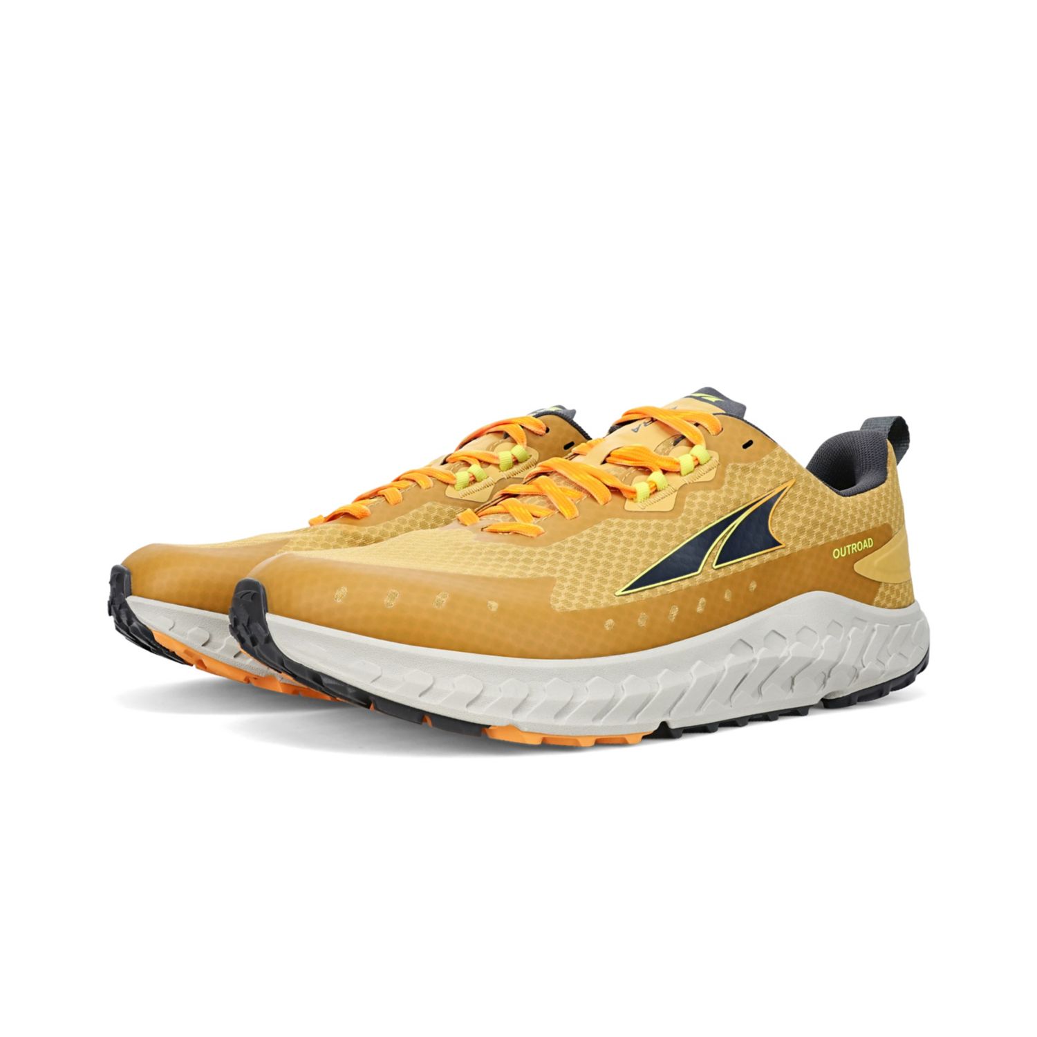 Grey / Yellow Altra Outroad Men's Trail Running Shoes | Ireland-05916839