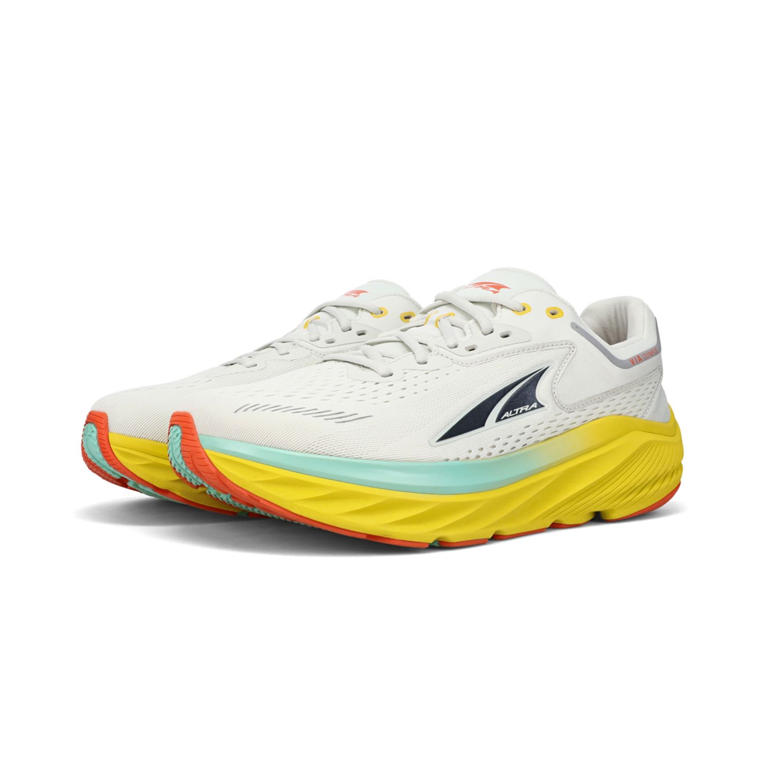 Grey / Yellow Altra Via Olympus Men's Road Running Shoes | Ireland-31047629