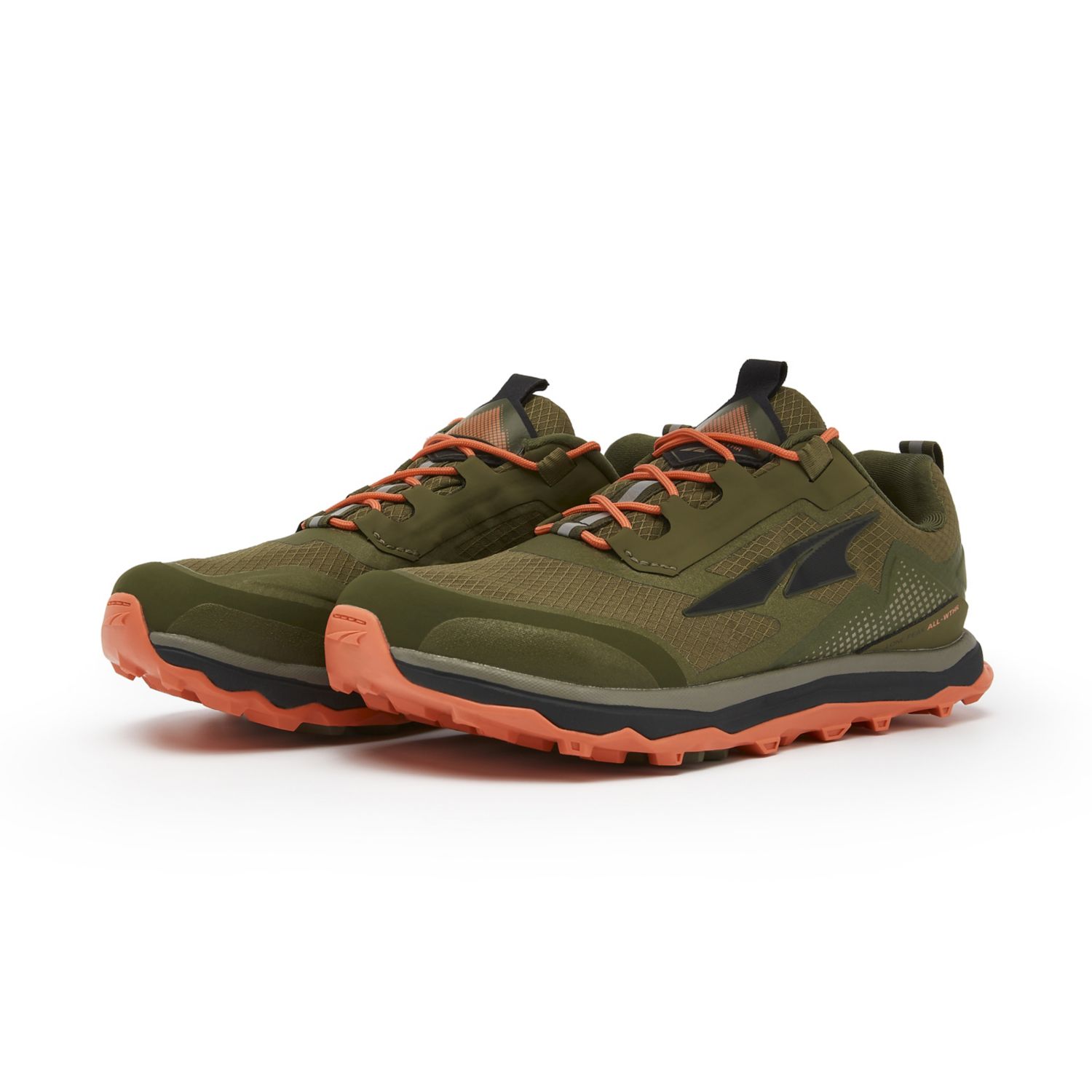 Olive Altra Lone Peak All-wthr Low Women's Trail Running Shoes | Ireland-79803129
