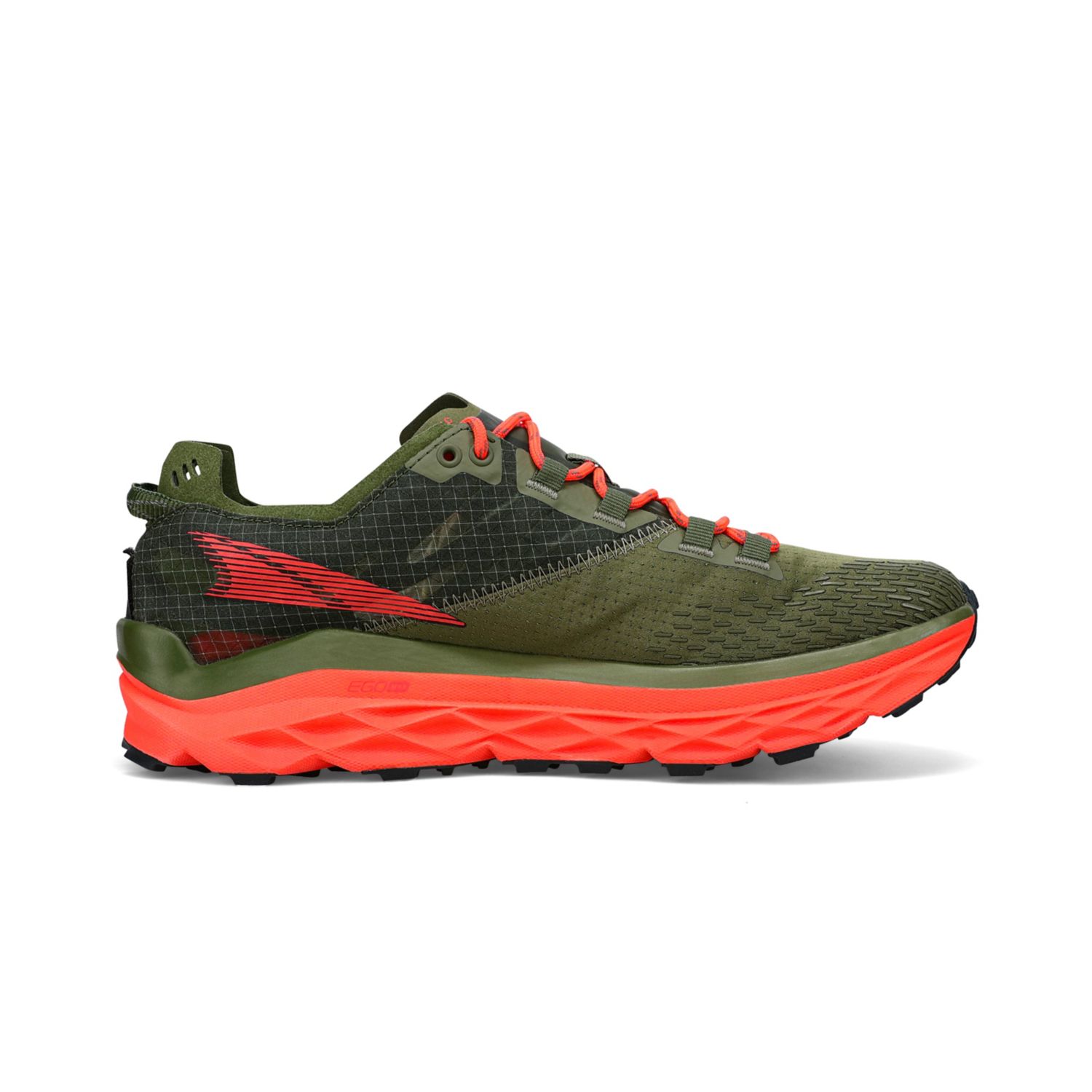 Olive Altra Mont Blanc Men's Trail Running Shoes | Ireland-31750469