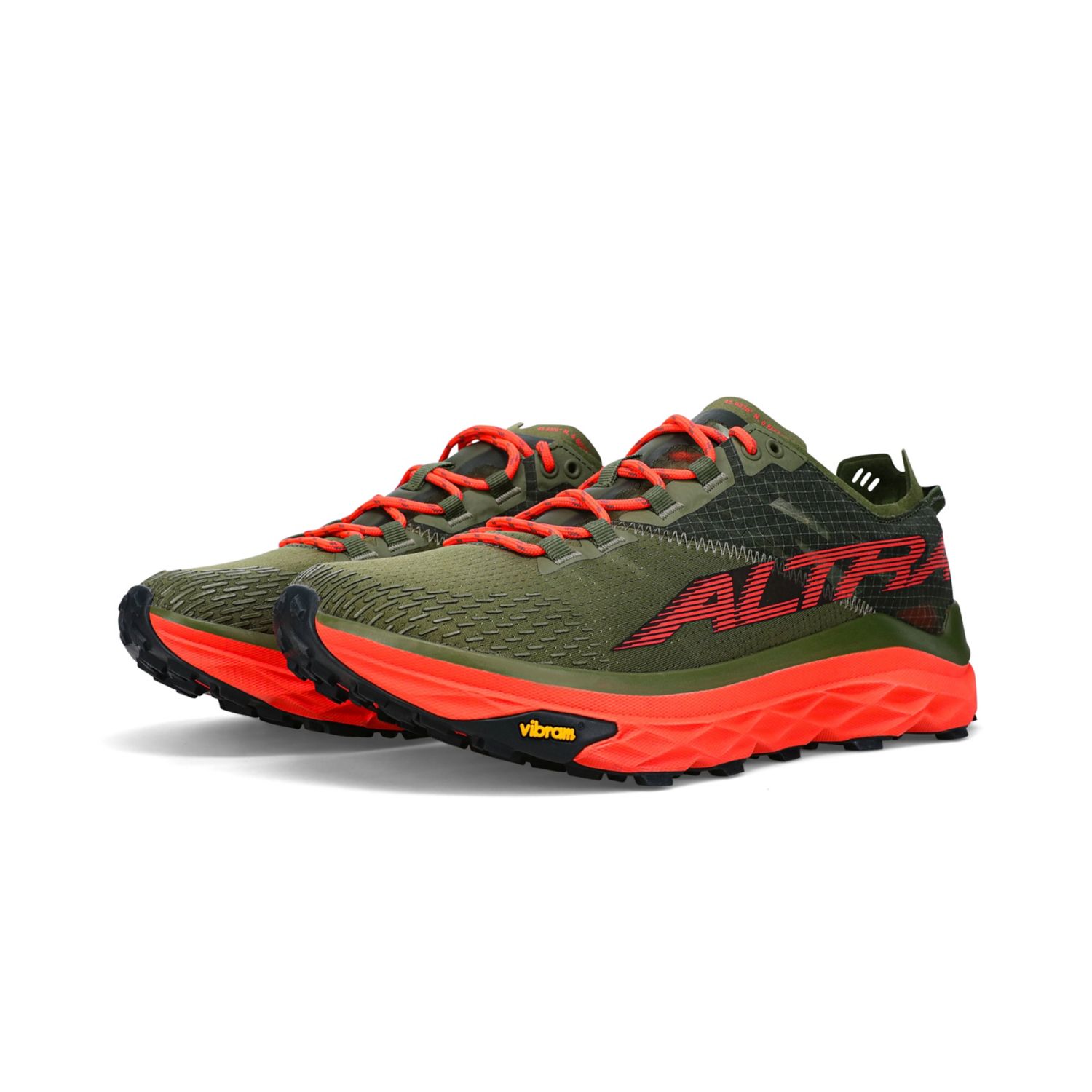 Olive Altra Mont Blanc Men's Trail Running Shoes | Ireland-31750469