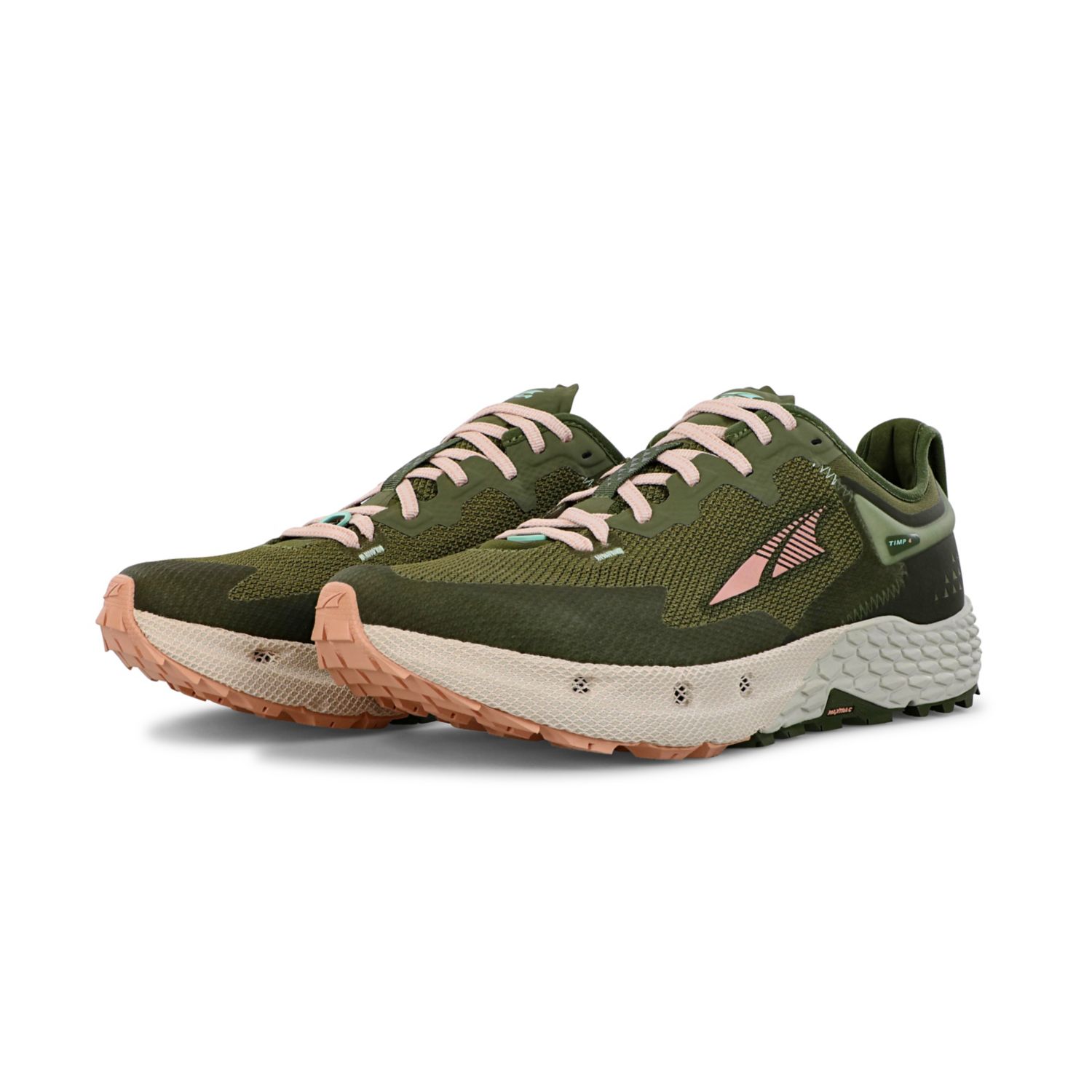 Olive Altra Timp 4 Women's Trail Running Shoes | Ireland-54983609