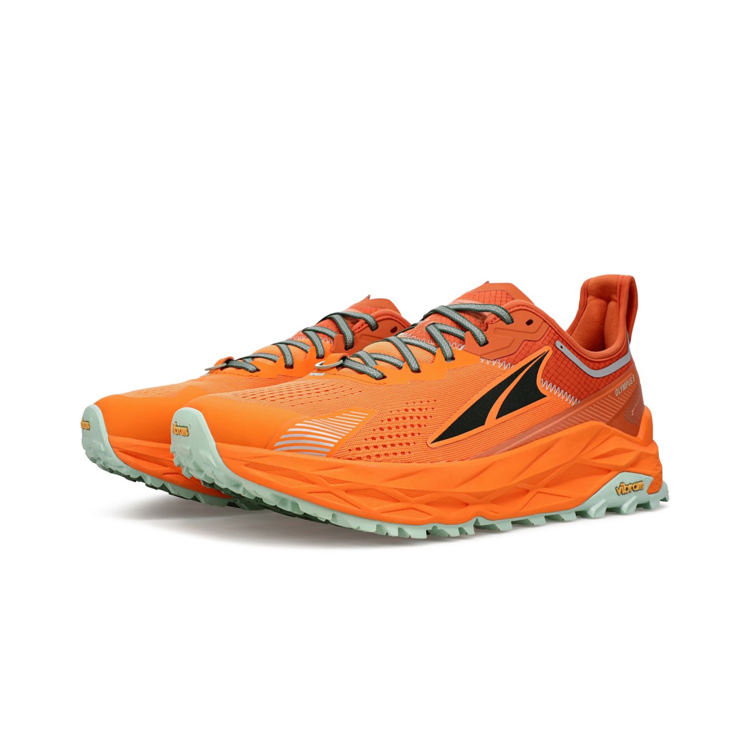 Orange Altra Olympus 5 Men's Trail Running Shoes | Ireland-57320949